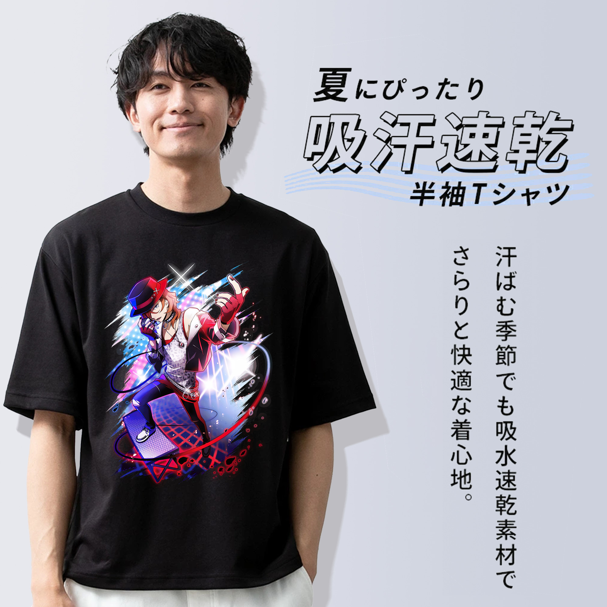 文豪ストレイドッグス Bungo Stray Dogs 綿100％半袖Tシャツ（フロントプリント）