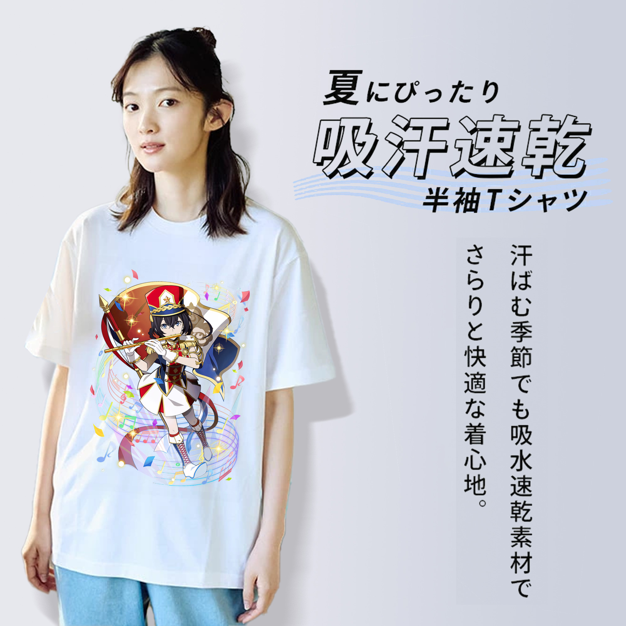 文豪ストレイドッグス Bungo Stray Dogs 綿100％半袖Tシャツ（フロントプリント）
