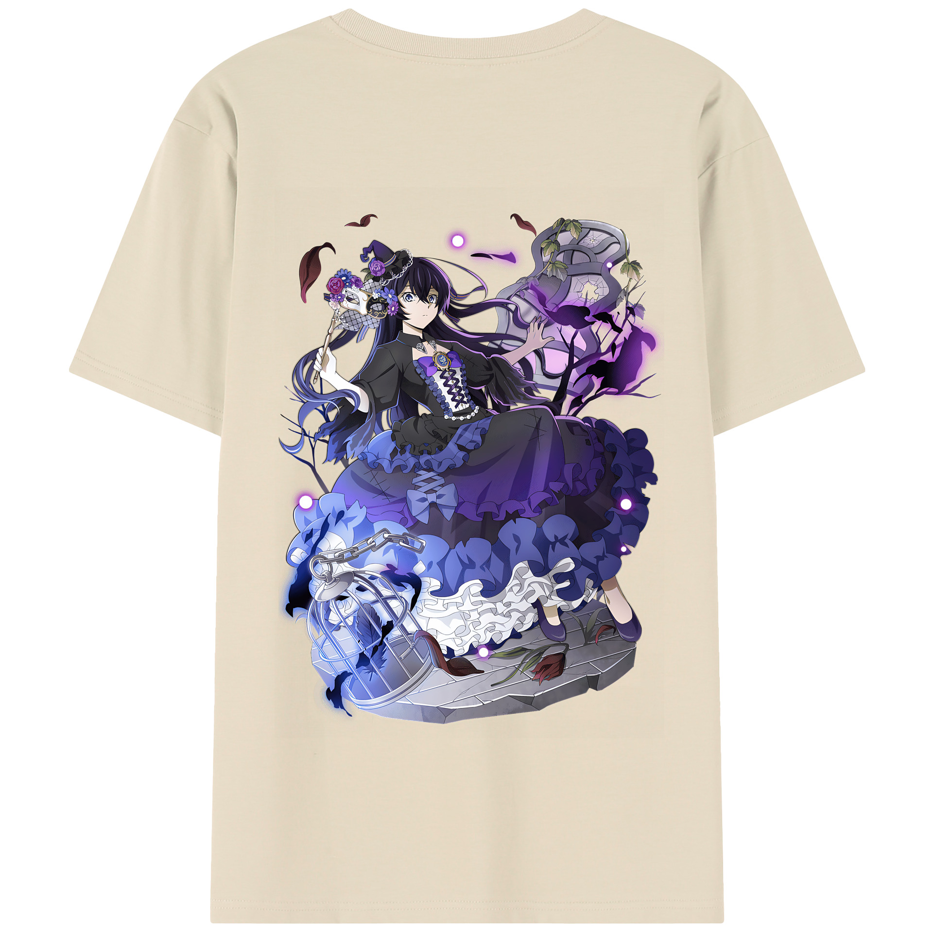 （画像用） 文豪ストレイドッグス Bungo Stray Dogs 綿100％半袖Tシャツ（背面プリント）