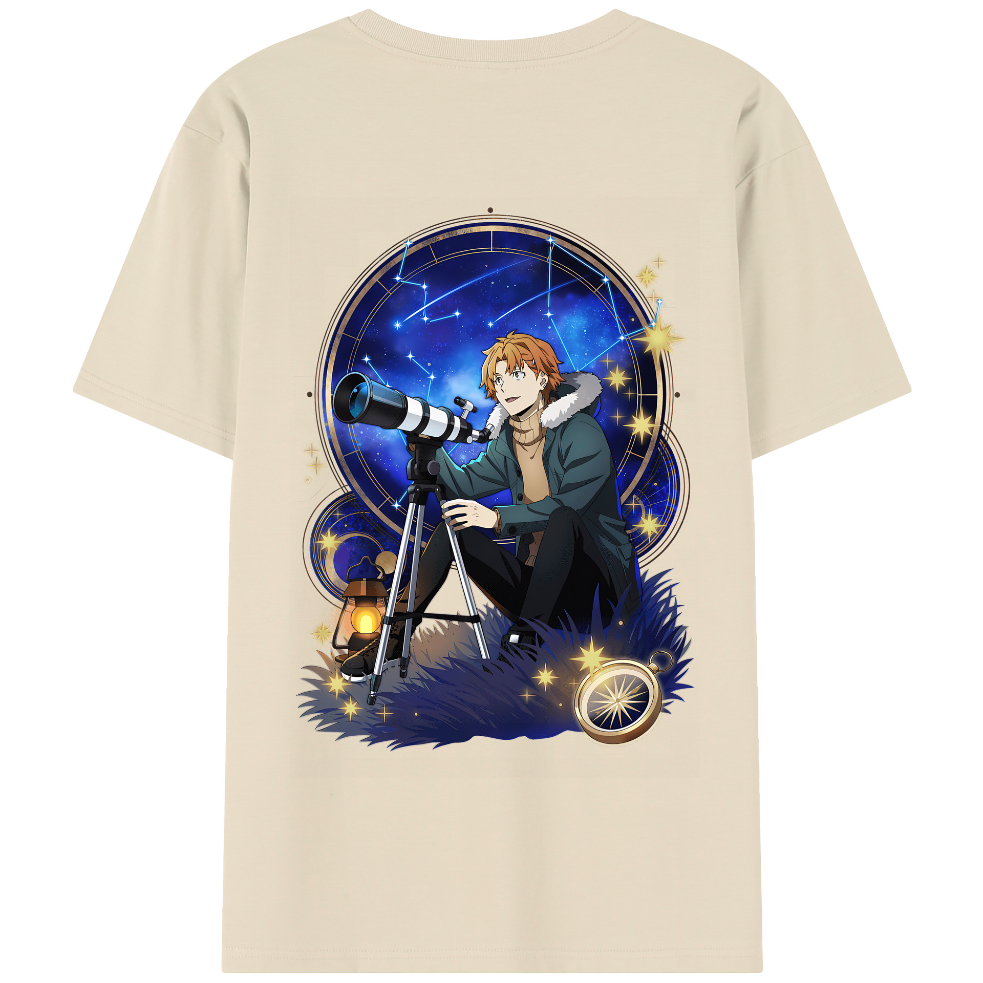 （画像用） 文豪ストレイドッグス Bungo Stray Dogs 綿100％半袖Tシャツ（背面プリント）