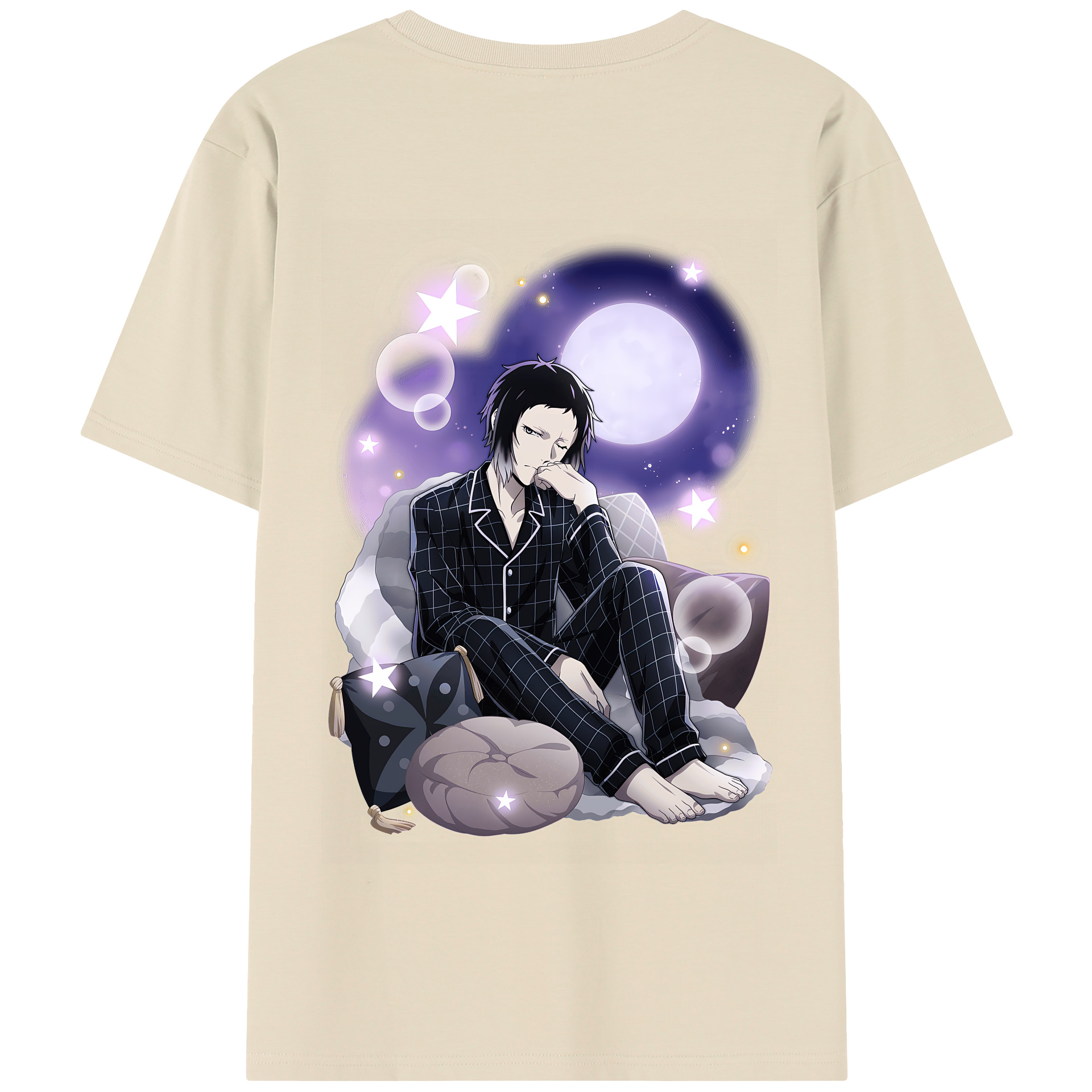 （画像用） 文豪ストレイドッグス Bungo Stray Dogs 綿100％半袖Tシャツ（背面プリント）