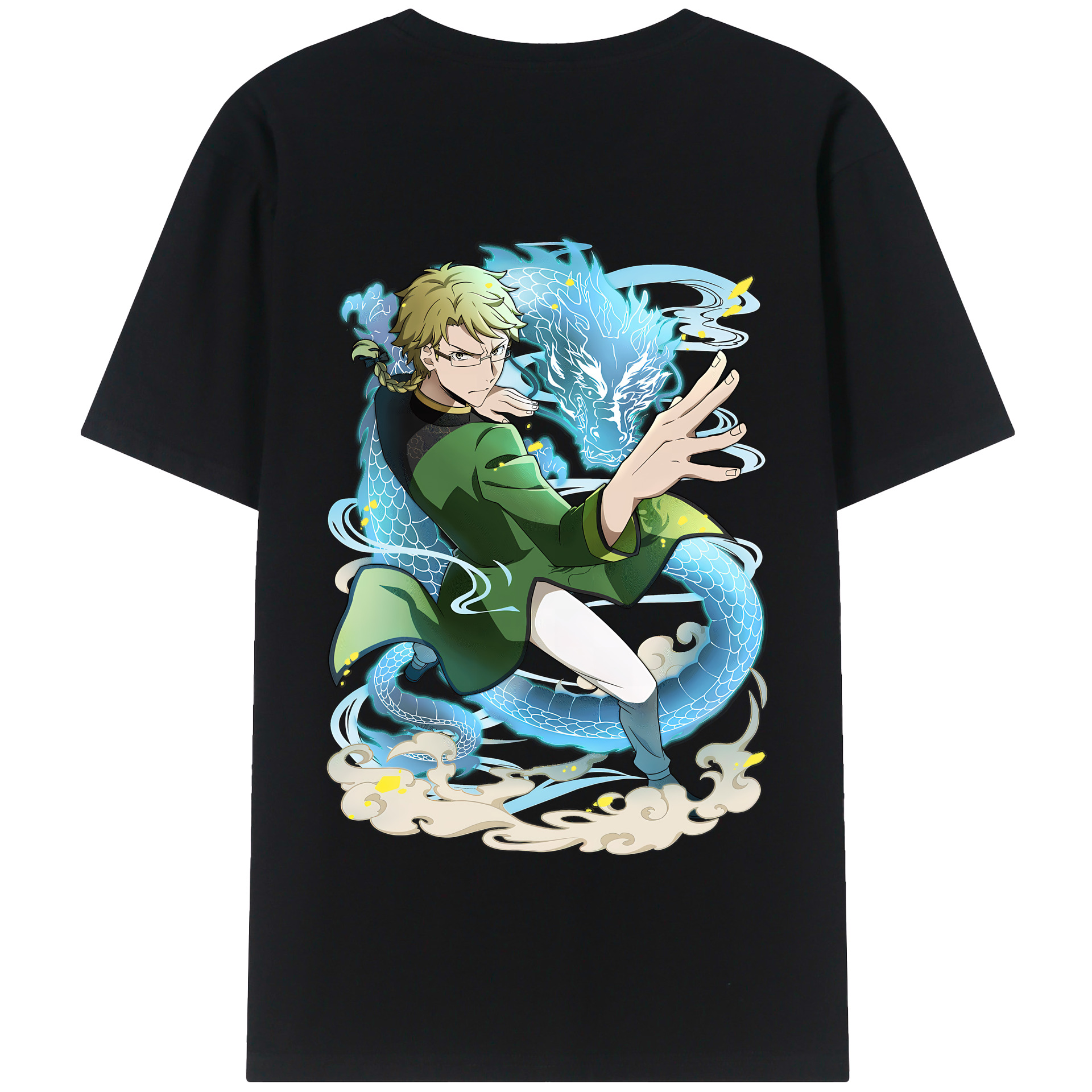 （画像用） 文豪ストレイドッグス Bungo Stray Dogs 綿100％半袖Tシャツ（背面プリント）