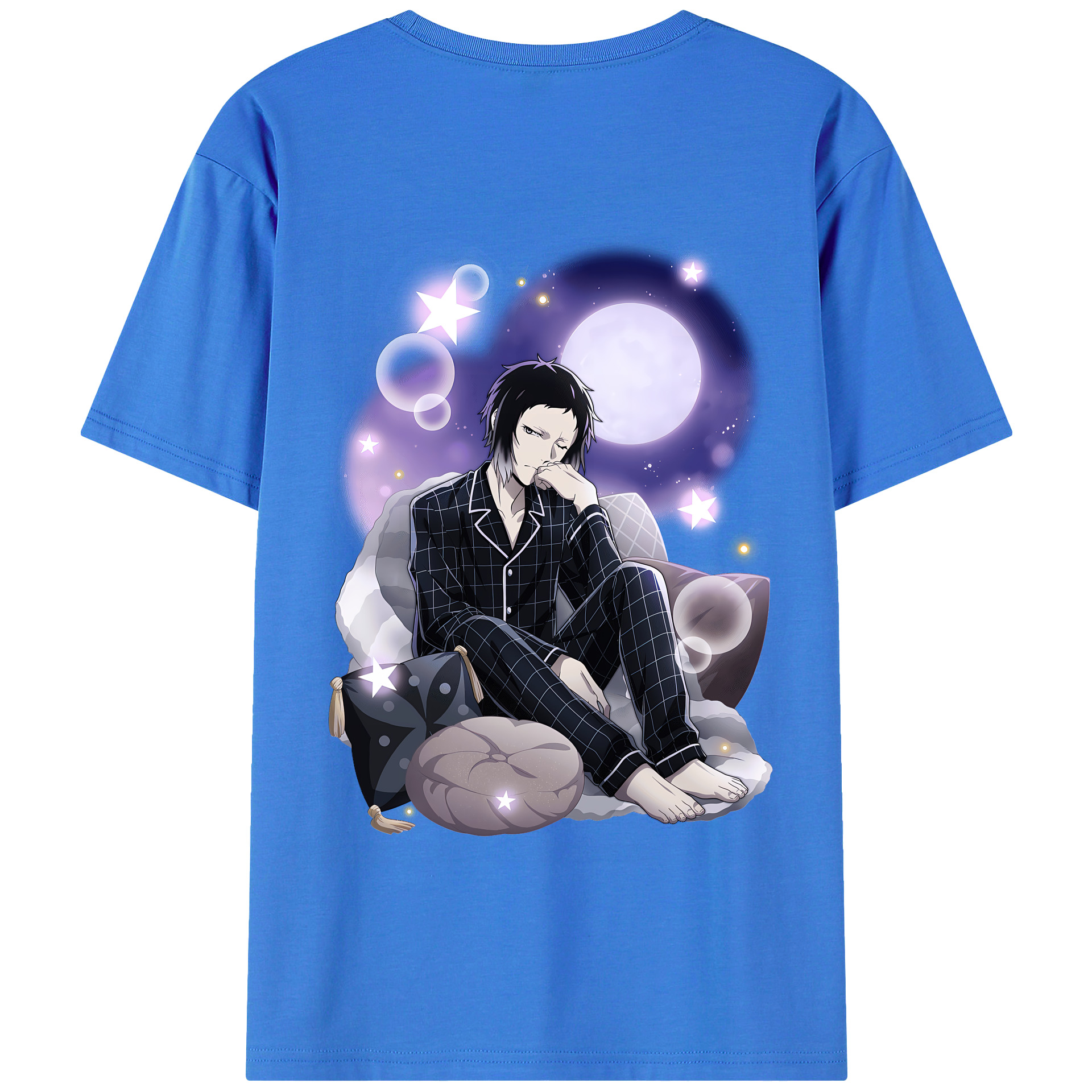（画像用） 文豪ストレイドッグス Bungo Stray Dogs 綿100％半袖Tシャツ（背面プリント）