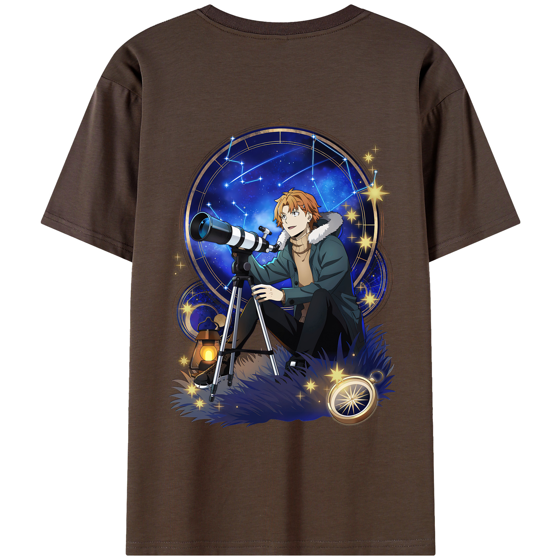 （画像用） 文豪ストレイドッグス Bungo Stray Dogs 綿100％半袖Tシャツ（背面プリント）