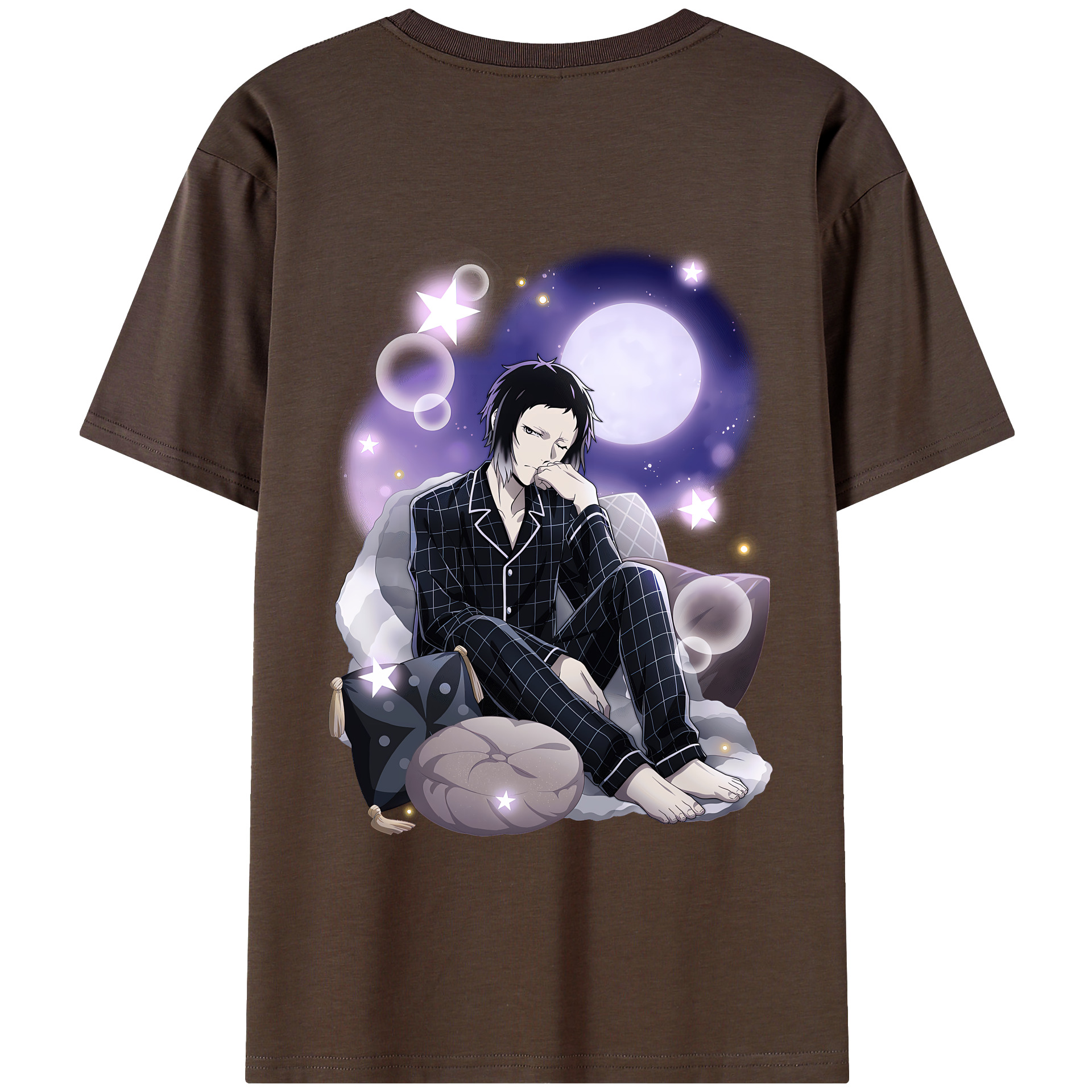 （画像用） 文豪ストレイドッグス Bungo Stray Dogs 綿100％半袖Tシャツ（背面プリント）