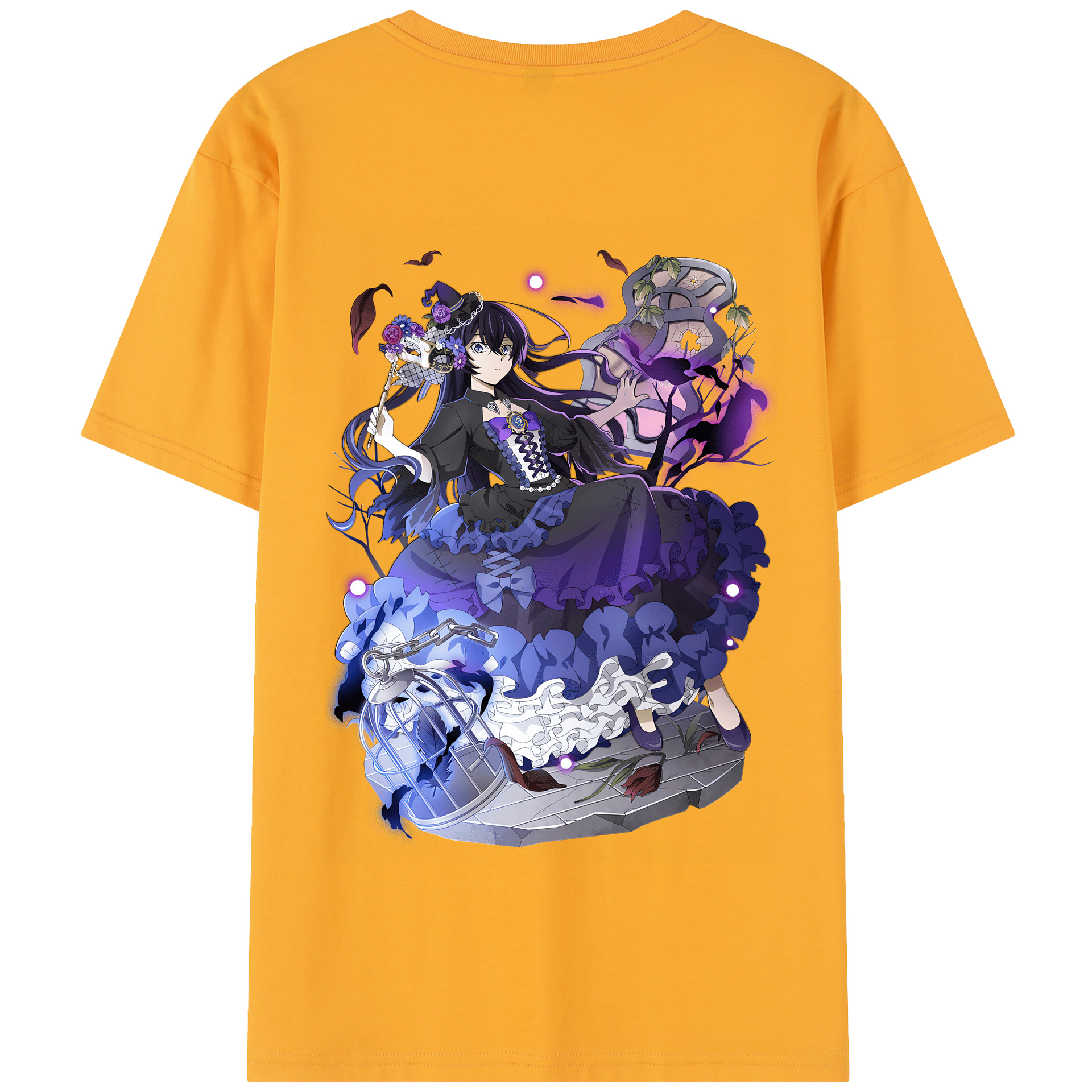 （画像用） 文豪ストレイドッグス Bungo Stray Dogs 綿100％半袖Tシャツ（背面プリント）