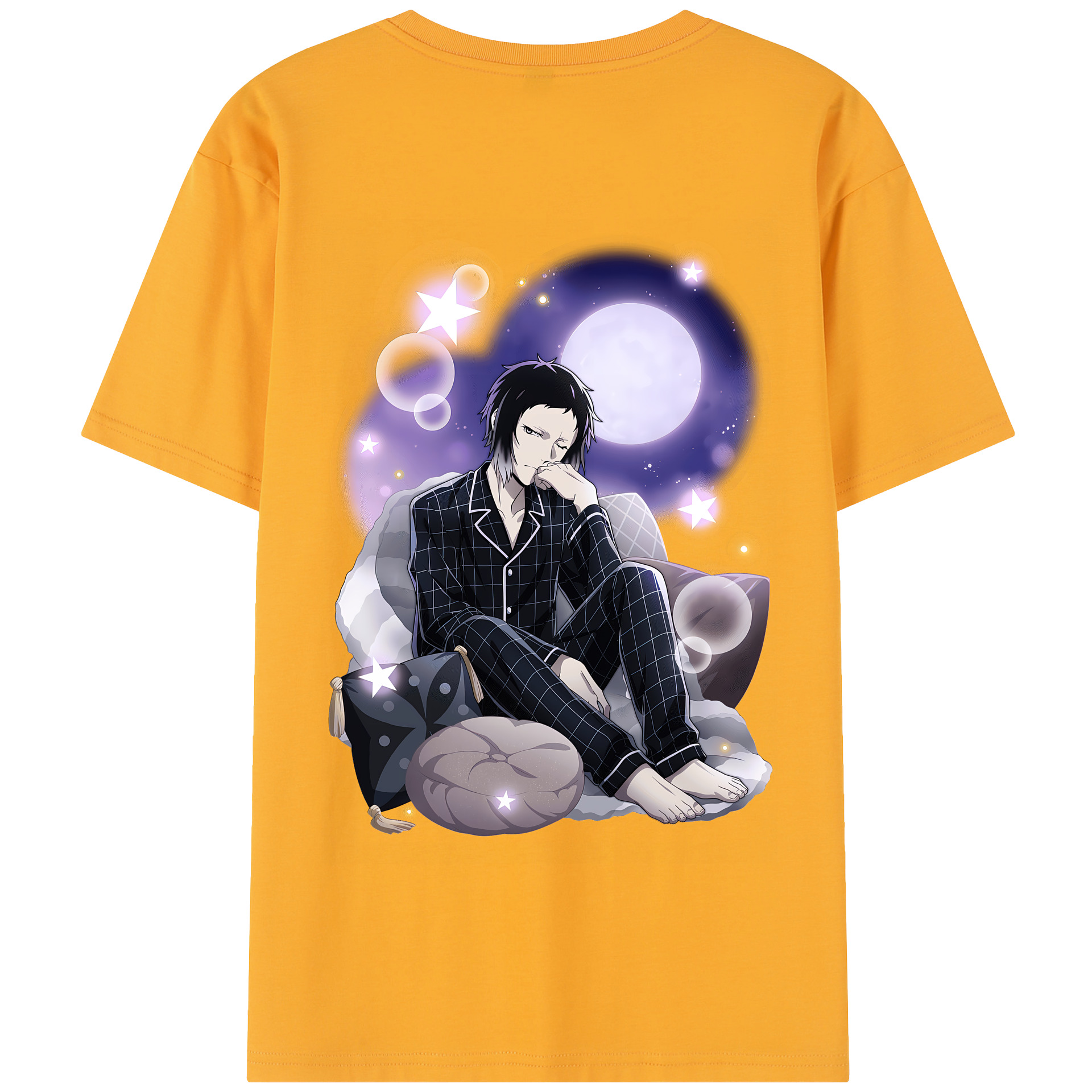 （画像用） 文豪ストレイドッグス Bungo Stray Dogs 綿100％半袖Tシャツ（背面プリント）