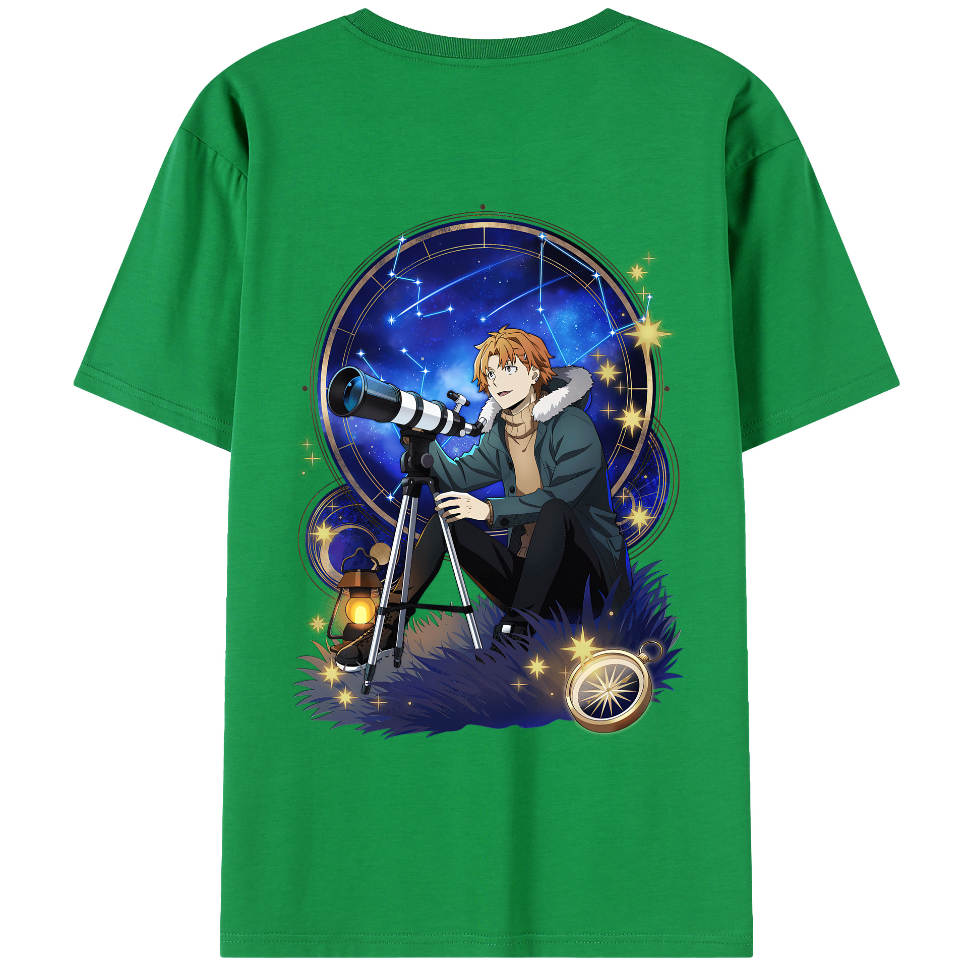（画像用） 文豪ストレイドッグス Bungo Stray Dogs 綿100％半袖Tシャツ（背面プリント）
