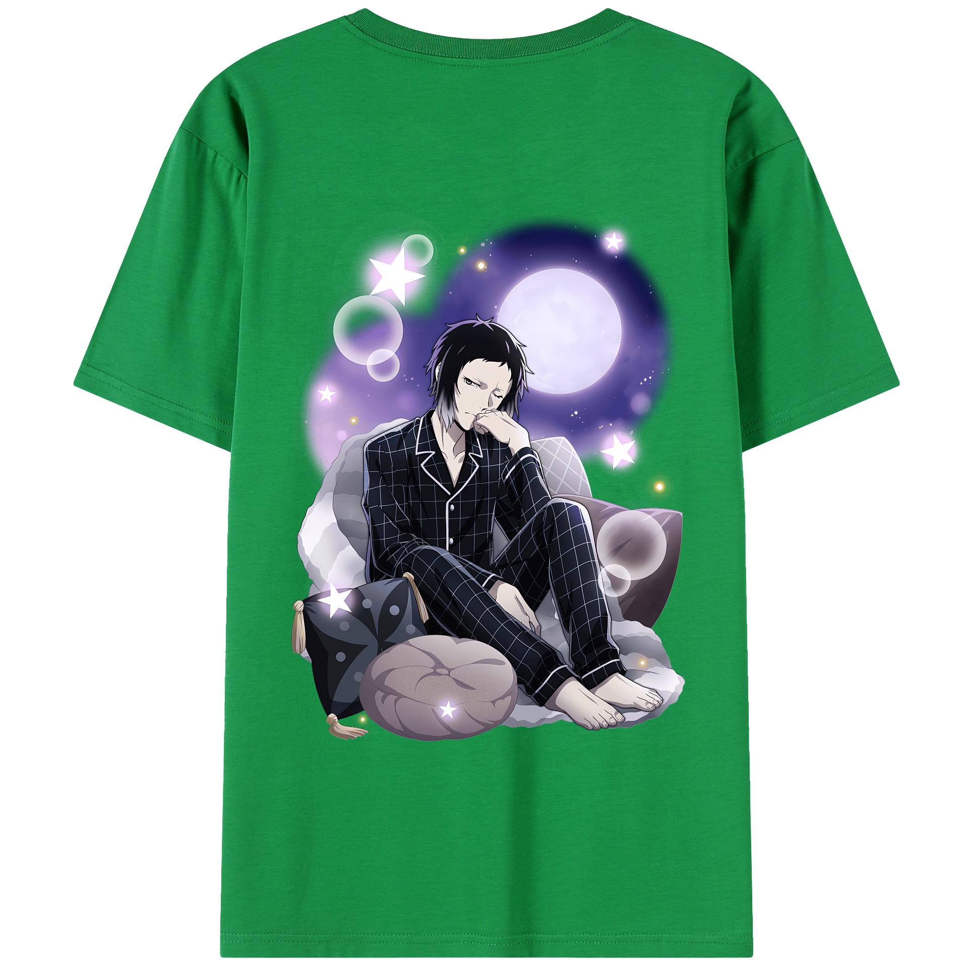 （画像用） 文豪ストレイドッグス Bungo Stray Dogs 綿100％半袖Tシャツ（背面プリント）