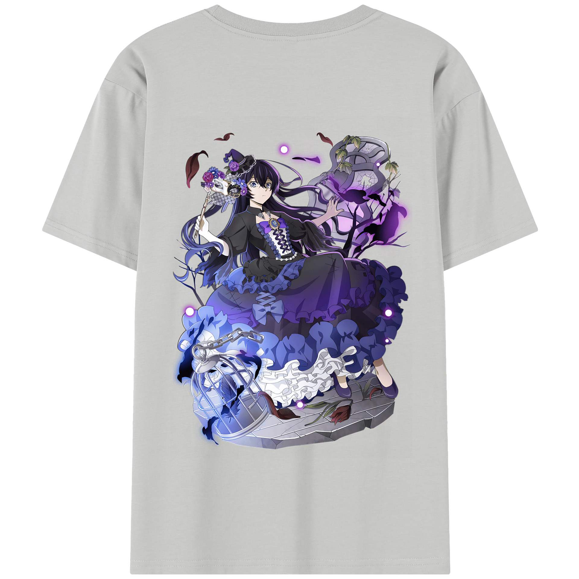 （画像用） 文豪ストレイドッグス Bungo Stray Dogs 綿100％半袖Tシャツ（背面プリント）