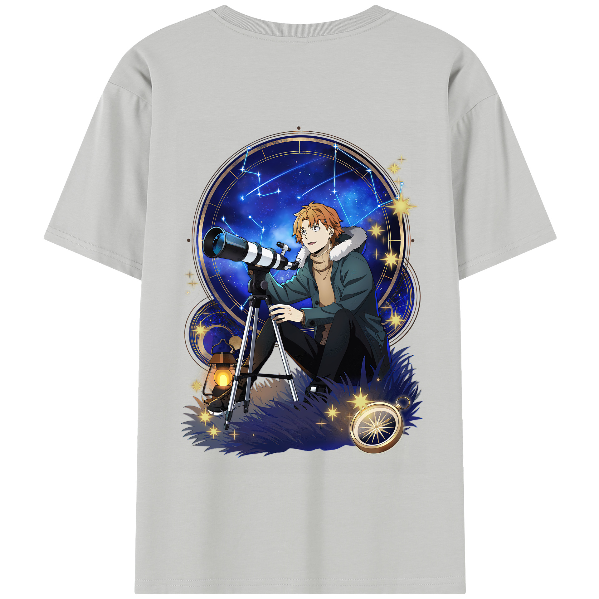（画像用） 文豪ストレイドッグス Bungo Stray Dogs 綿100％半袖Tシャツ（背面プリント）