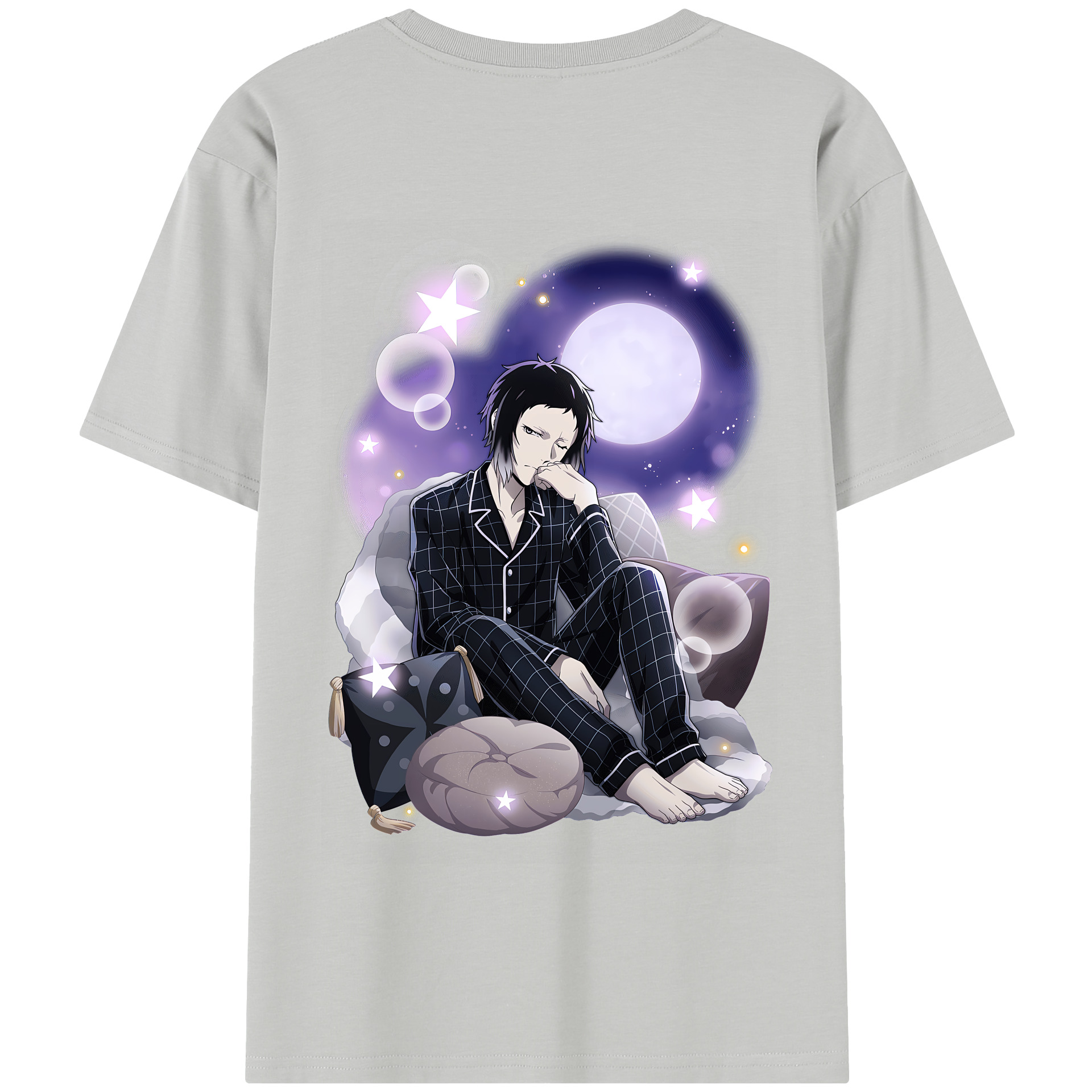 （画像用） 文豪ストレイドッグス Bungo Stray Dogs 綿100％半袖Tシャツ（背面プリント）