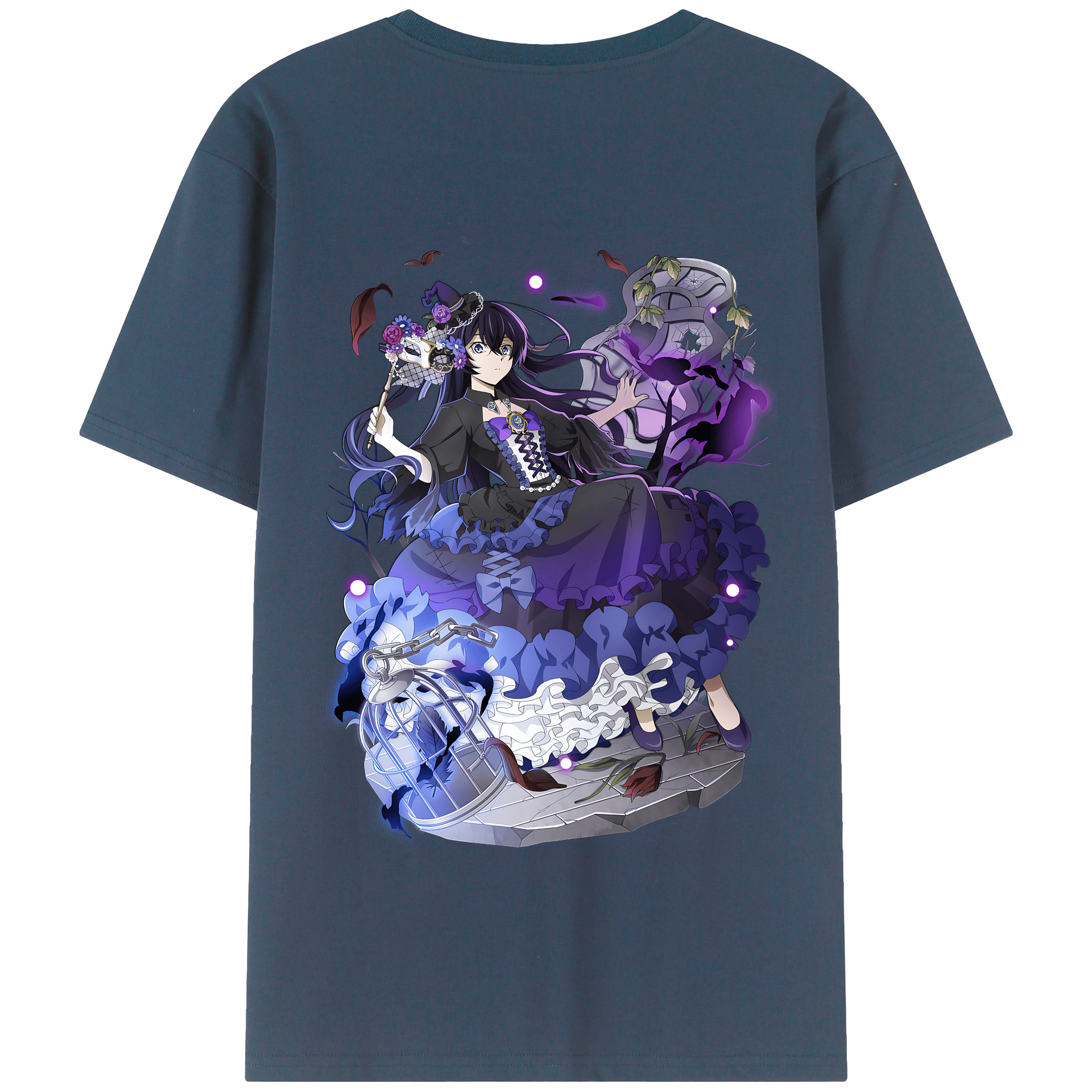 （画像用） 文豪ストレイドッグス Bungo Stray Dogs 綿100％半袖Tシャツ（背面プリント）