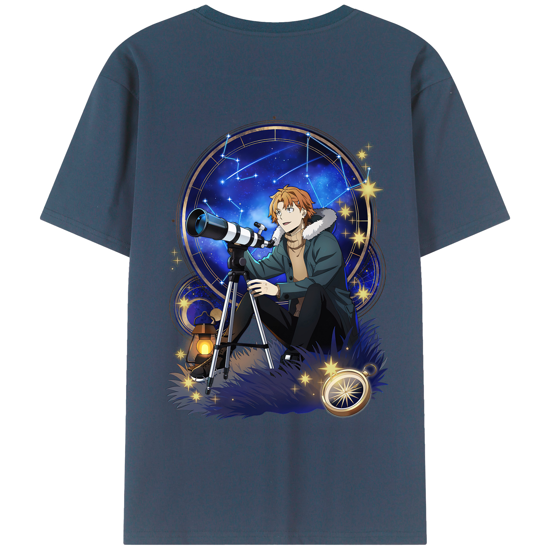 （画像用） 文豪ストレイドッグス Bungo Stray Dogs 綿100％半袖Tシャツ（背面プリント）