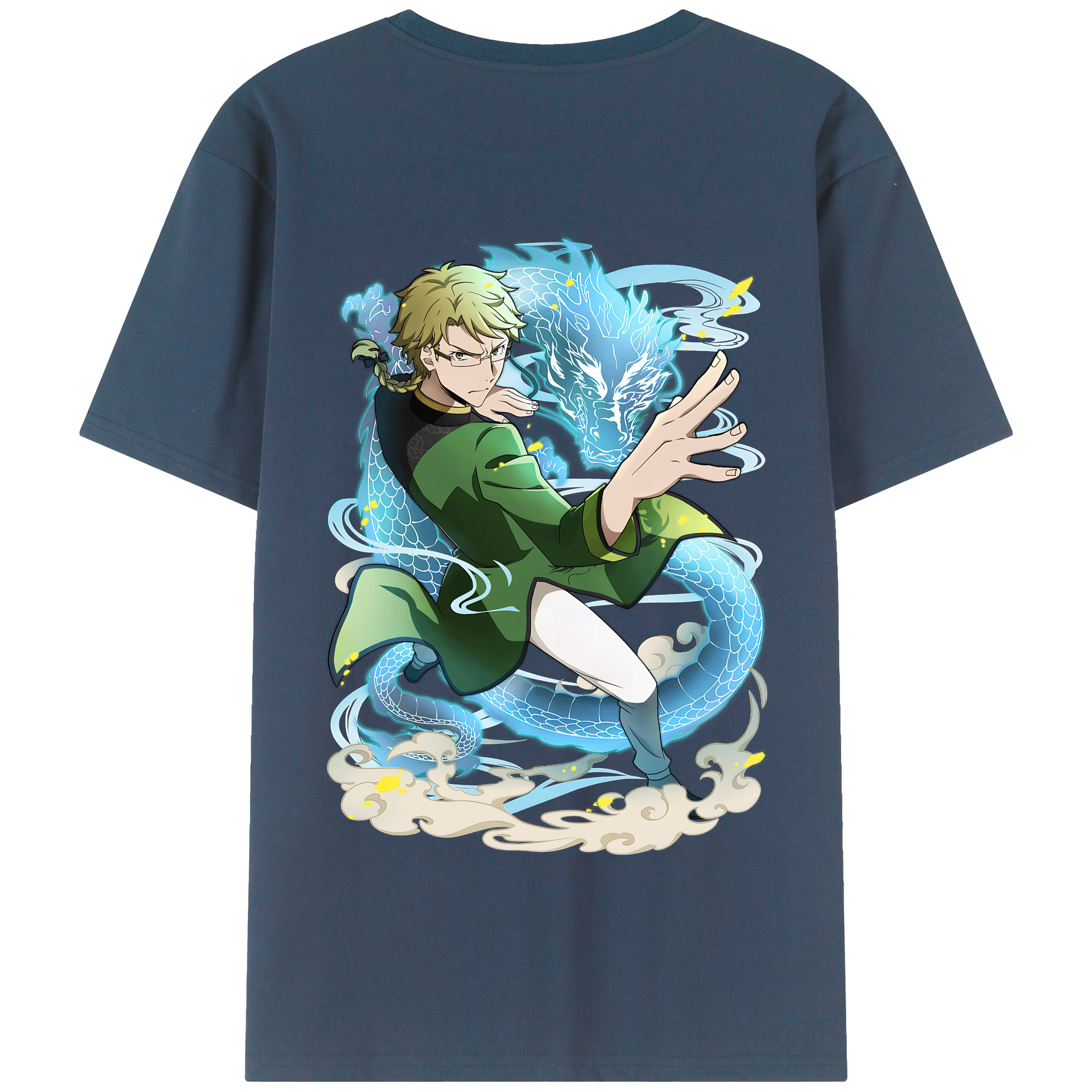 （画像用） 文豪ストレイドッグス Bungo Stray Dogs 綿100％半袖Tシャツ（背面プリント）