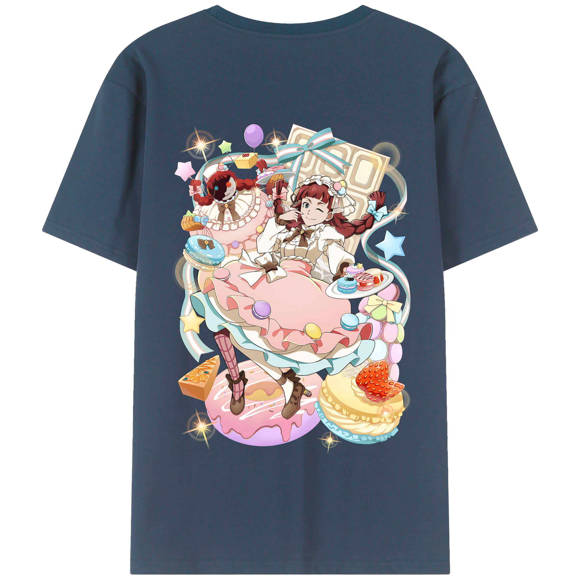 （画像用） 文豪ストレイドッグス Bungo Stray Dogs 綿100％半袖Tシャツ（背面プリント）