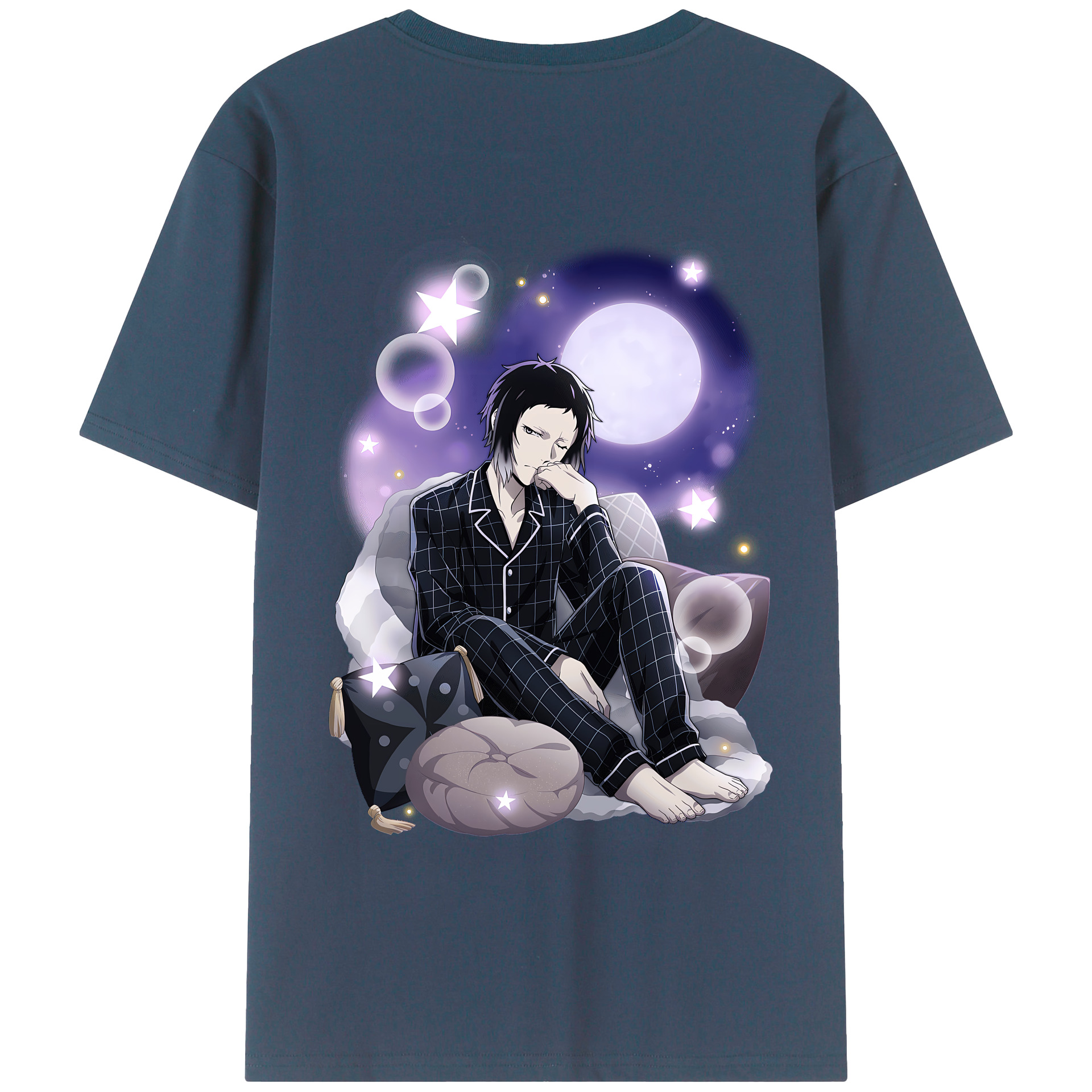 （画像用） 文豪ストレイドッグス Bungo Stray Dogs 綿100％半袖Tシャツ（背面プリント）