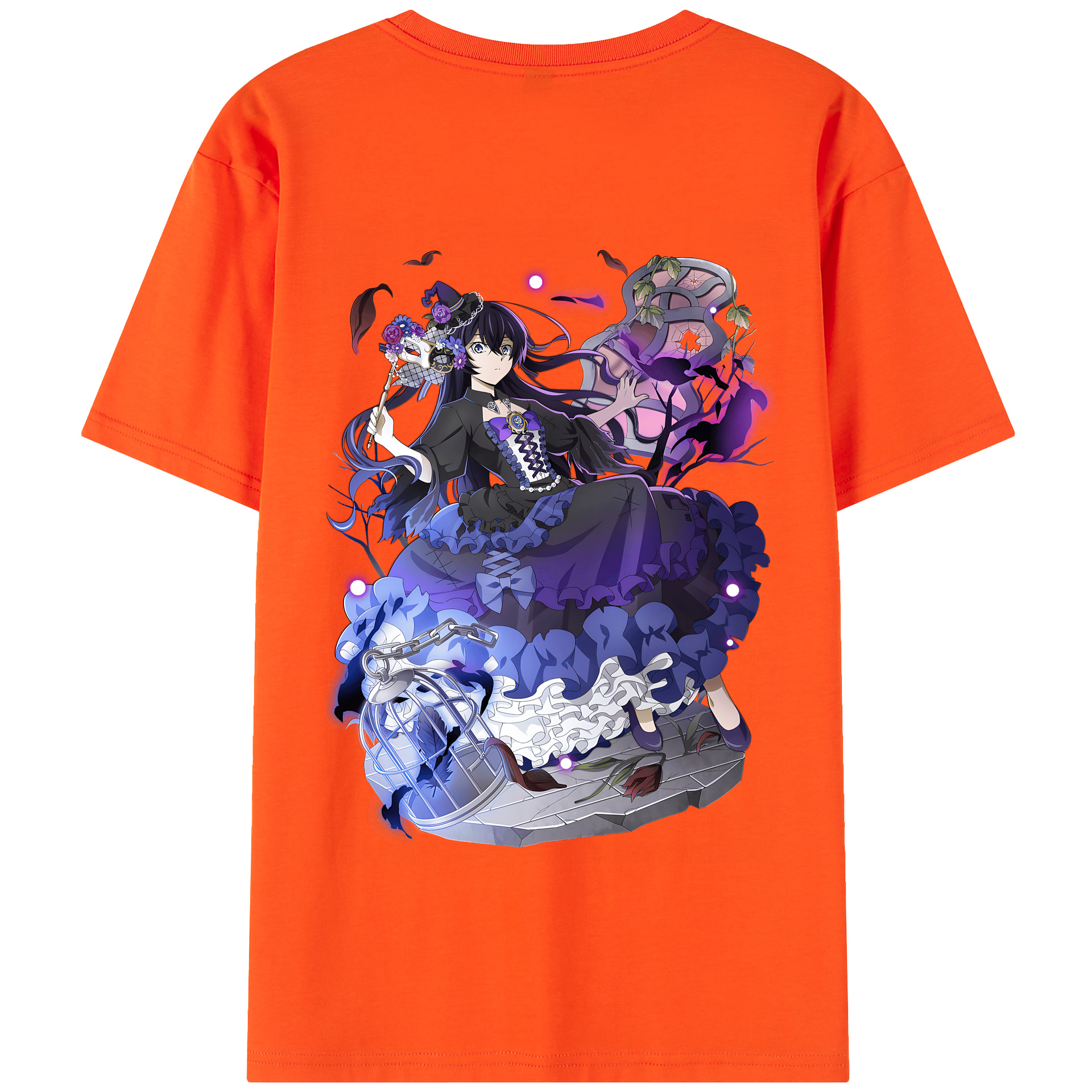 （画像用） 文豪ストレイドッグス Bungo Stray Dogs 綿100％半袖Tシャツ（背面プリント）