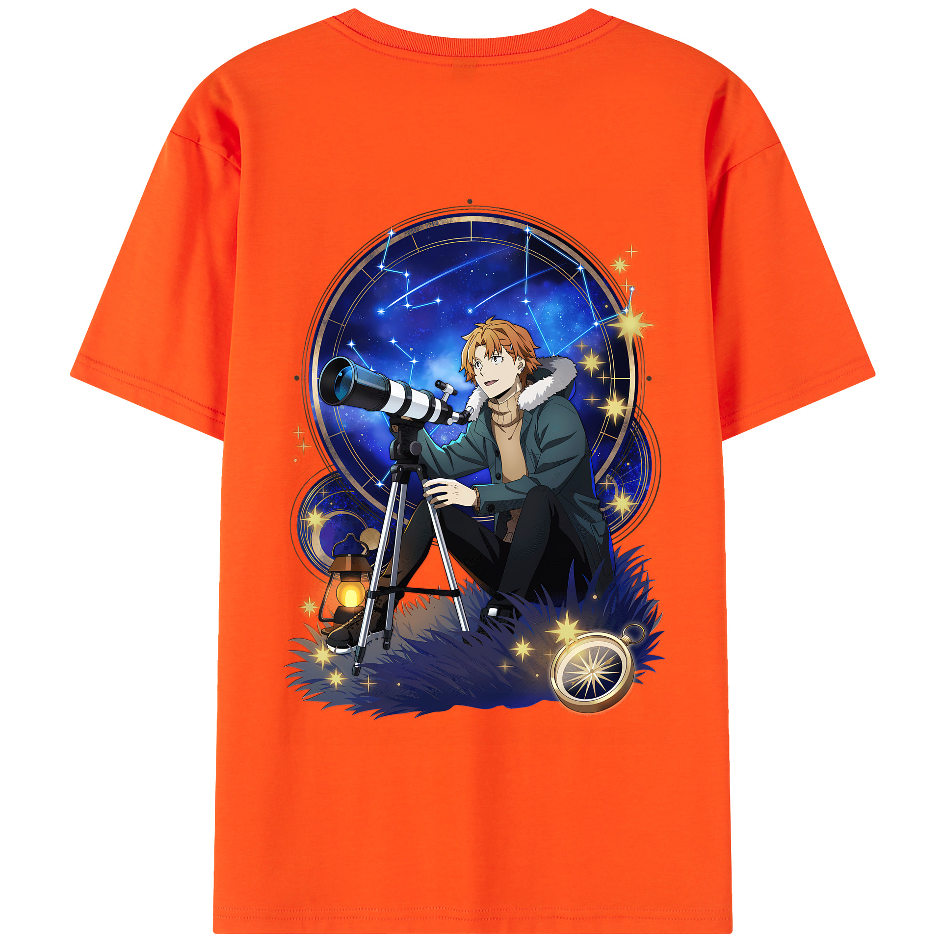（画像用） 文豪ストレイドッグス Bungo Stray Dogs 綿100％半袖Tシャツ（背面プリント）