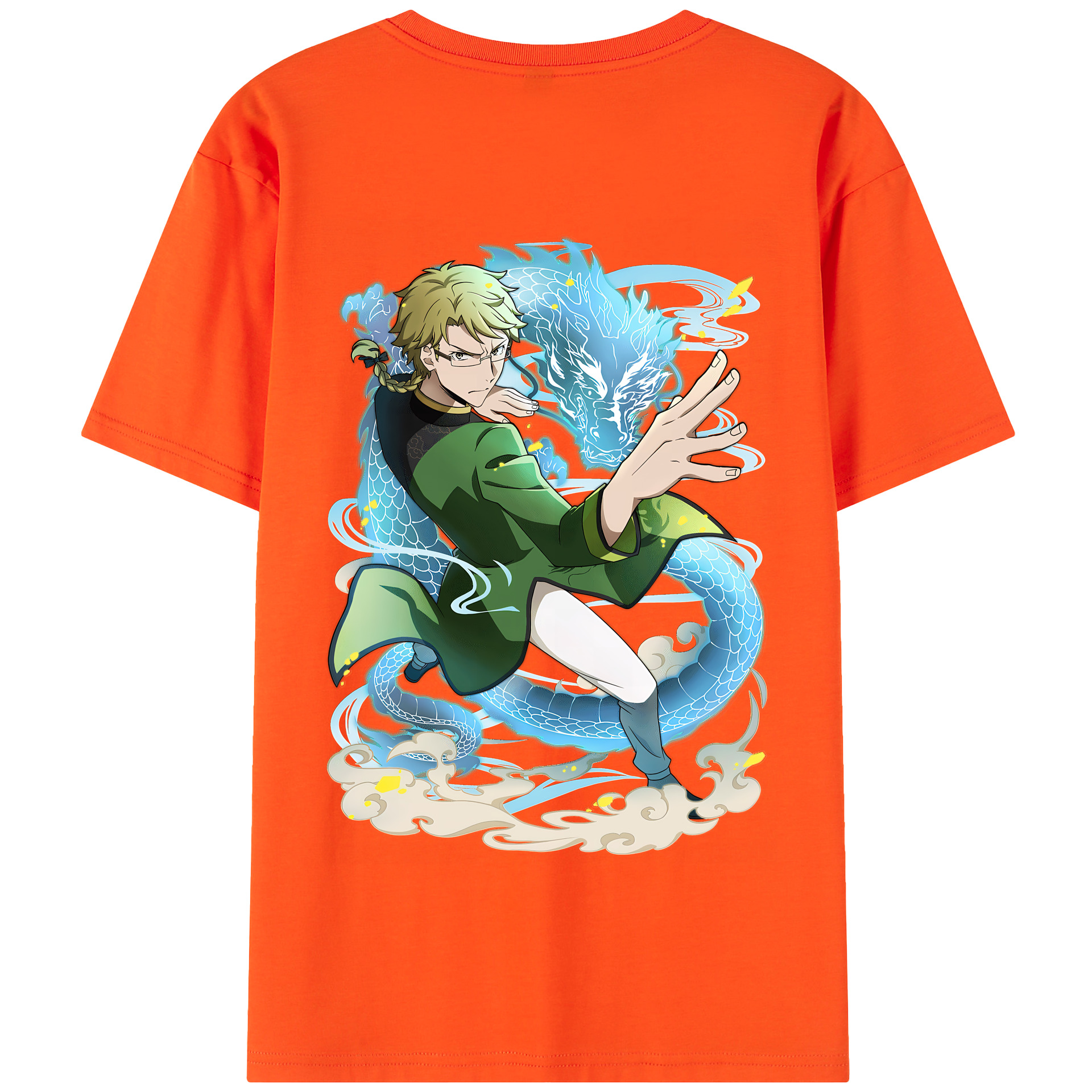 （画像用） 文豪ストレイドッグス Bungo Stray Dogs 綿100％半袖Tシャツ（背面プリント）