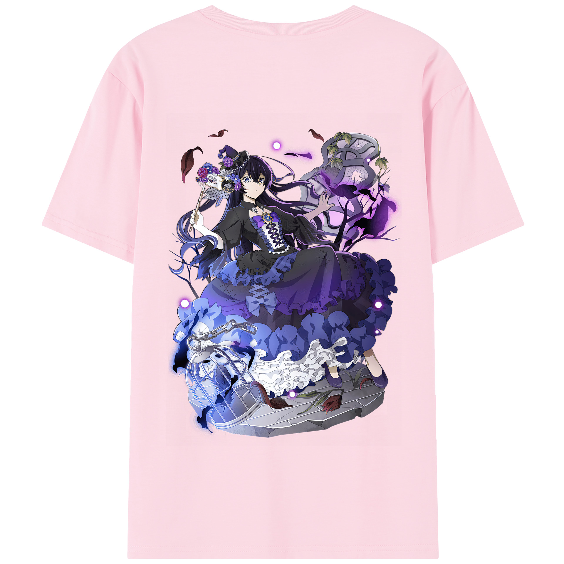 （画像用） 文豪ストレイドッグス Bungo Stray Dogs 綿100％半袖Tシャツ（背面プリント）