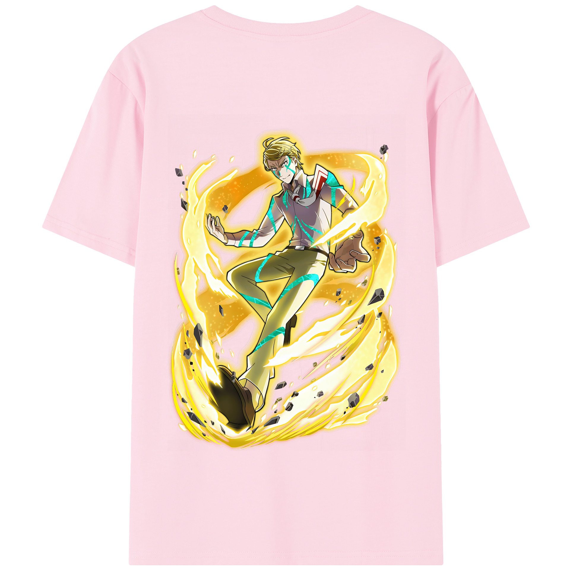（画像用） 文豪ストレイドッグス Bungo Stray Dogs 綿100％半袖Tシャツ（背面プリント）