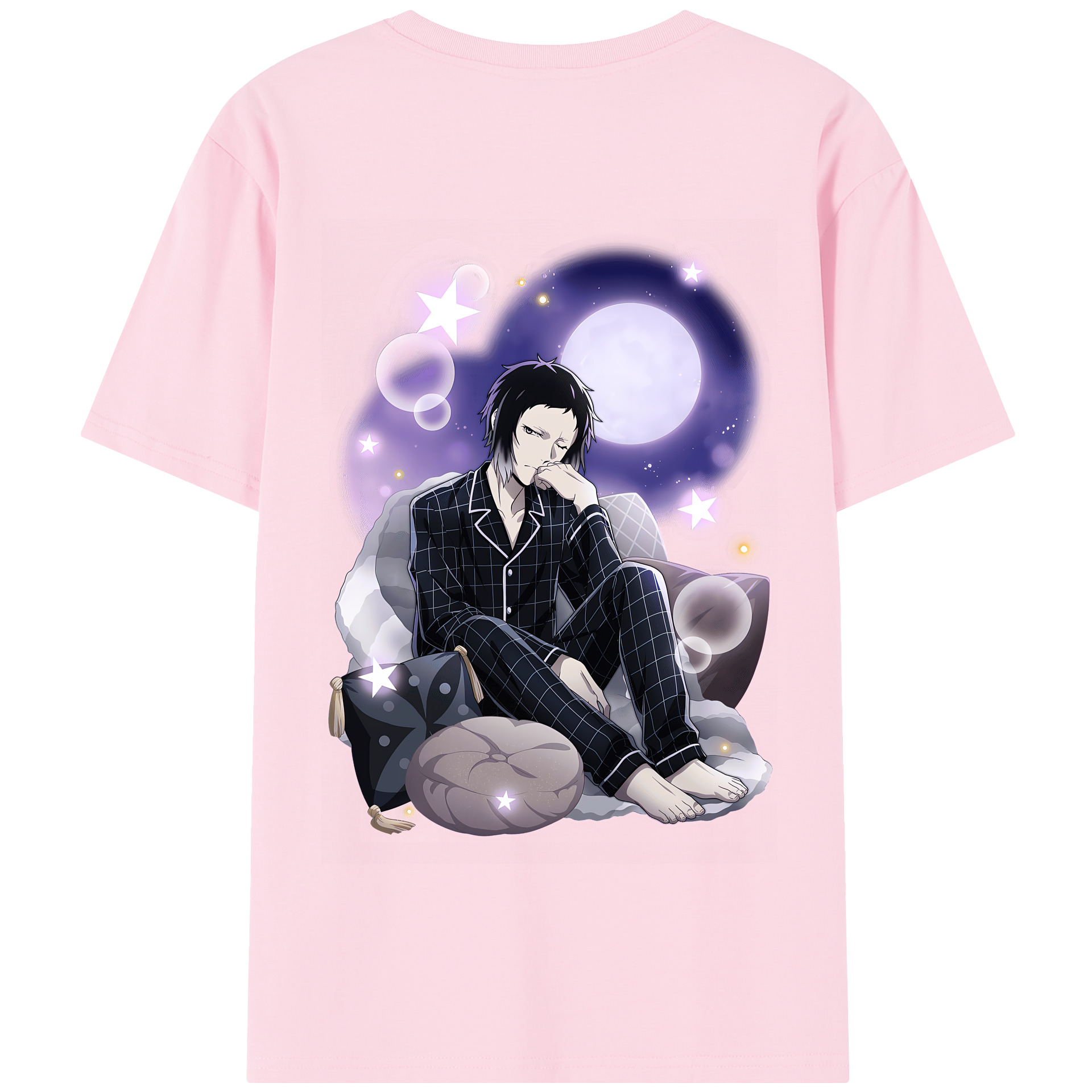 （画像用） 文豪ストレイドッグス Bungo Stray Dogs 綿100％半袖Tシャツ（背面プリント）