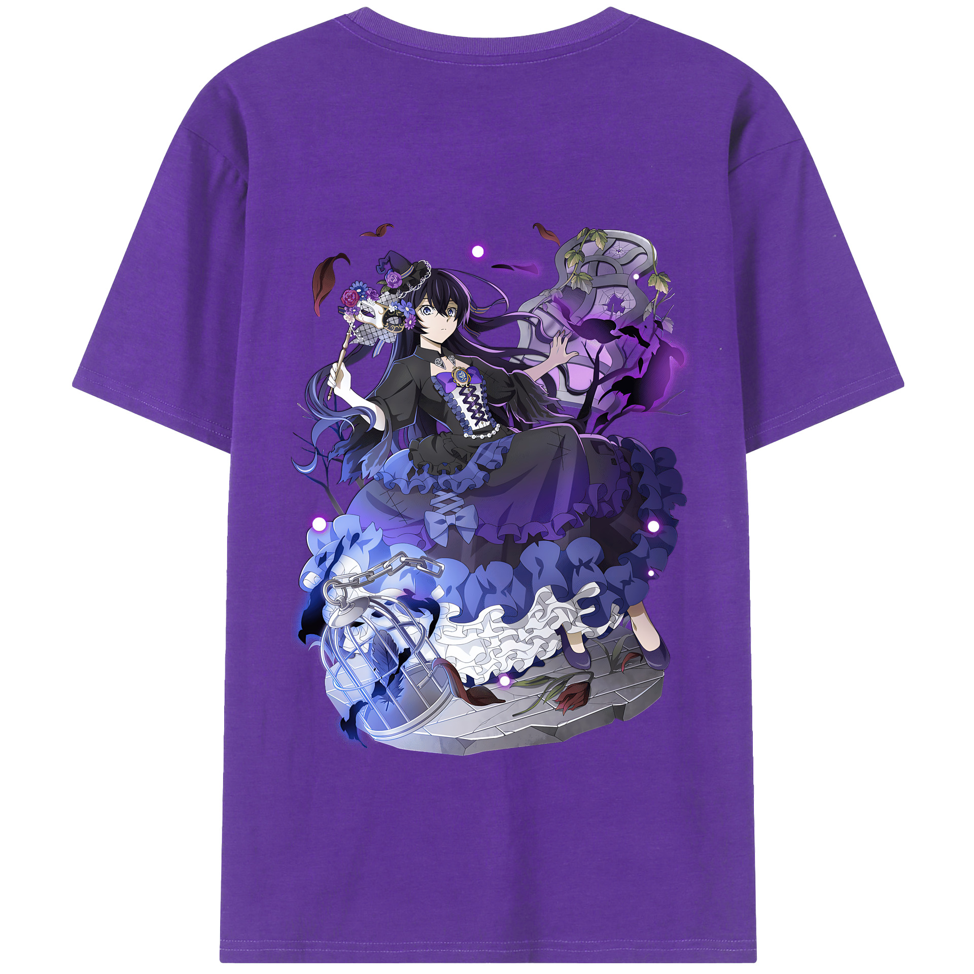 （画像用） 文豪ストレイドッグス Bungo Stray Dogs 綿100％半袖Tシャツ（背面プリント）
