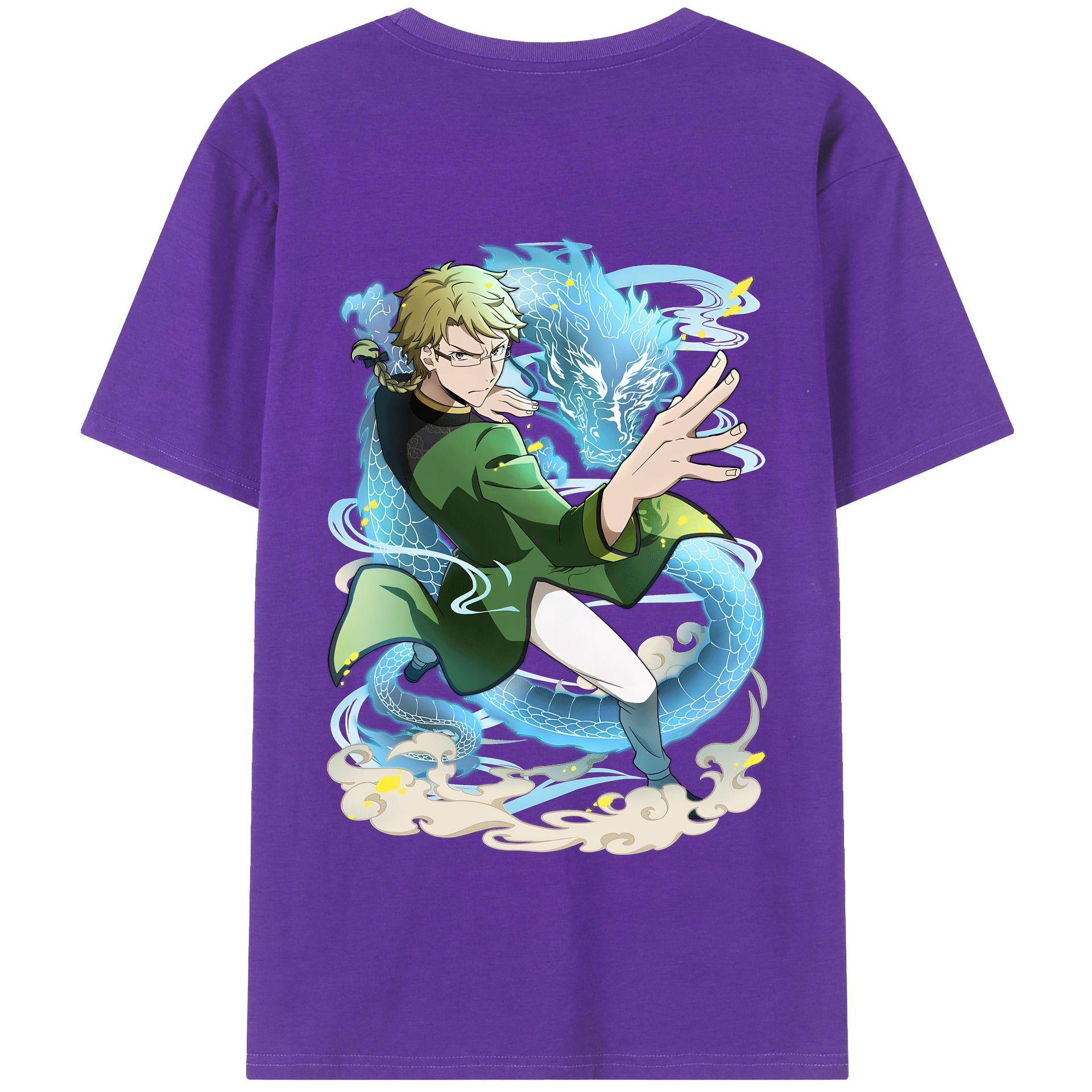 （画像用） 文豪ストレイドッグス Bungo Stray Dogs 綿100％半袖Tシャツ（背面プリント）