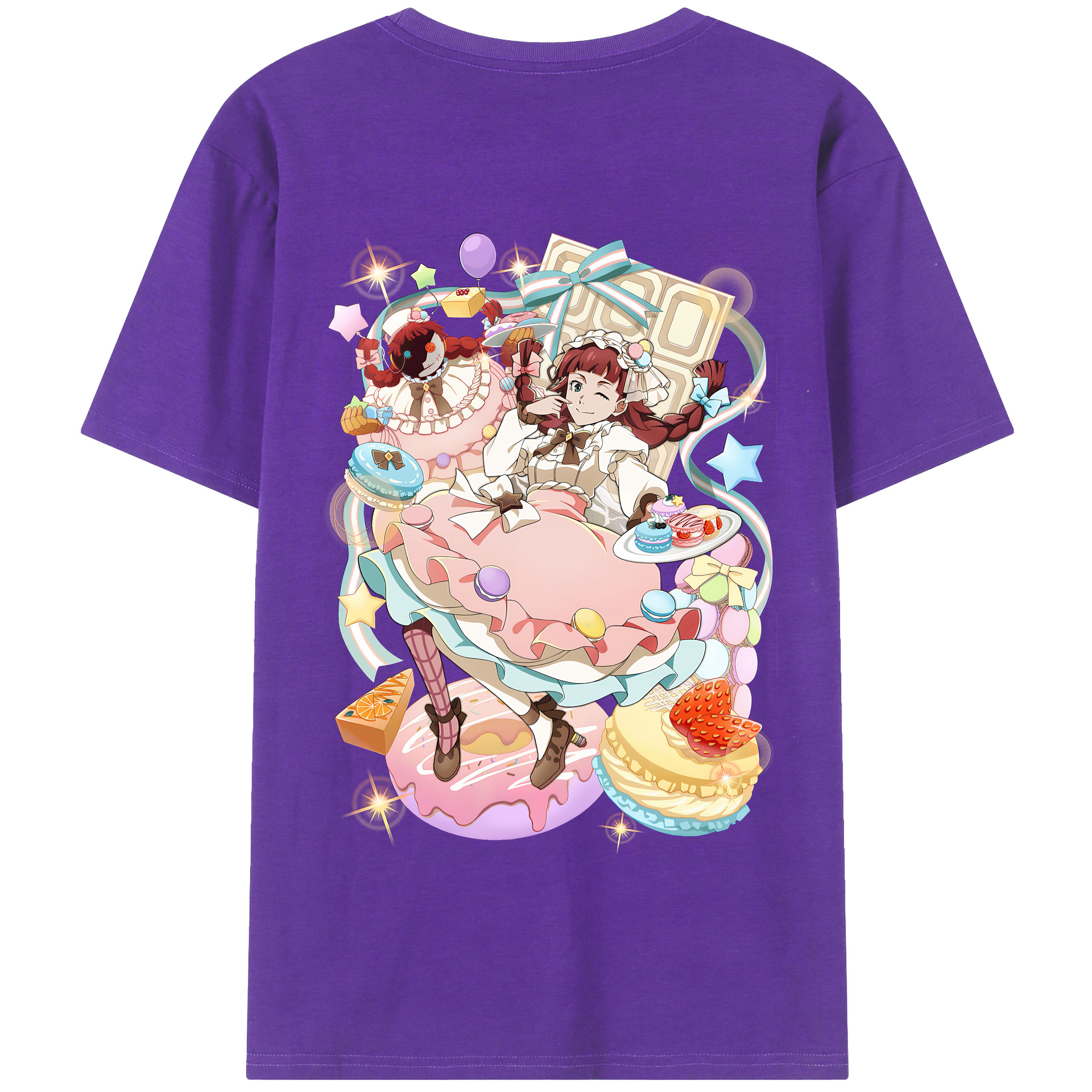 （画像用） 文豪ストレイドッグス Bungo Stray Dogs 綿100％半袖Tシャツ（背面プリント）