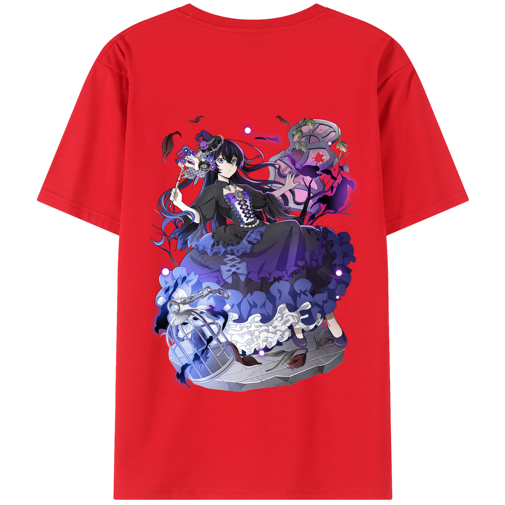 （画像用） 文豪ストレイドッグス Bungo Stray Dogs 綿100％半袖Tシャツ（背面プリント）