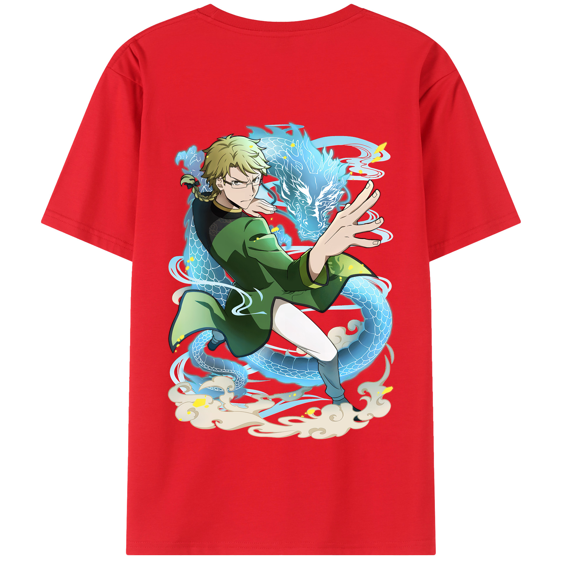 （画像用） 文豪ストレイドッグス Bungo Stray Dogs 綿100％半袖Tシャツ（背面プリント）