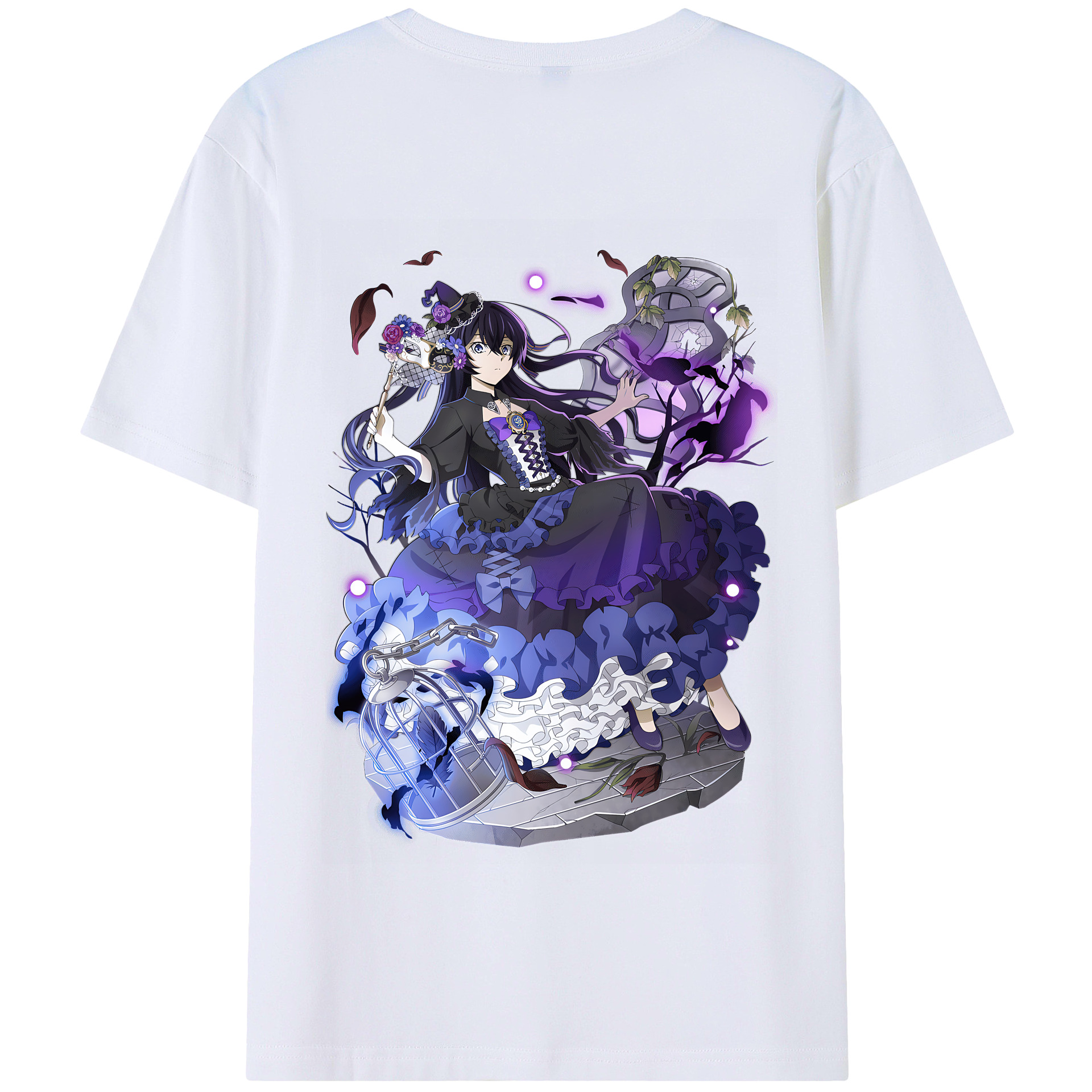 （画像用） 文豪ストレイドッグス Bungo Stray Dogs 綿100％半袖Tシャツ（背面プリント）