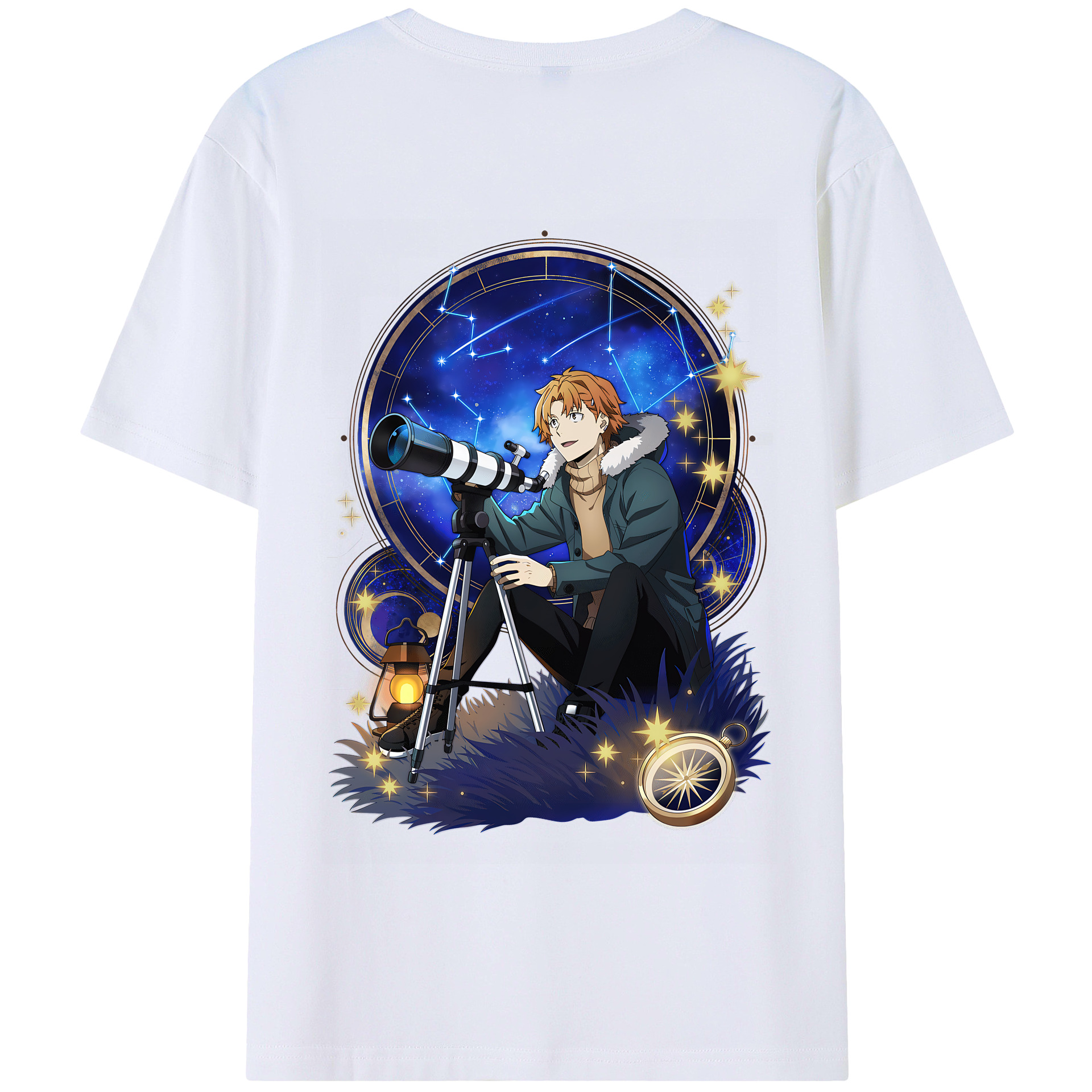 （画像用） 文豪ストレイドッグス Bungo Stray Dogs 綿100％半袖Tシャツ（背面プリント）