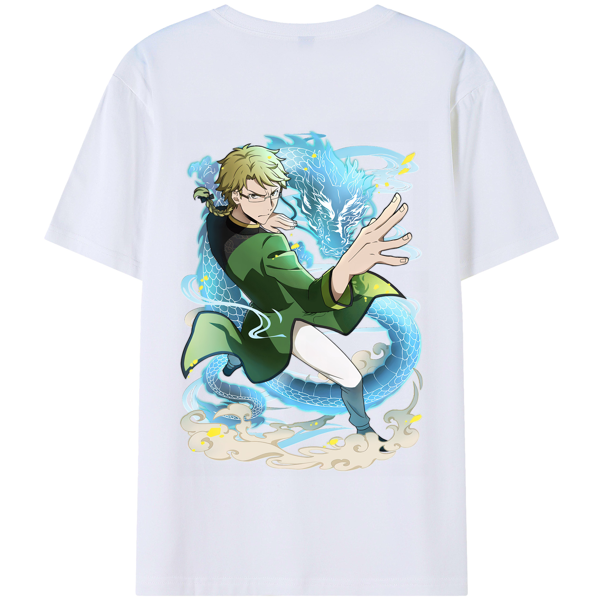 （画像用） 文豪ストレイドッグス Bungo Stray Dogs 綿100％半袖Tシャツ（背面プリント）