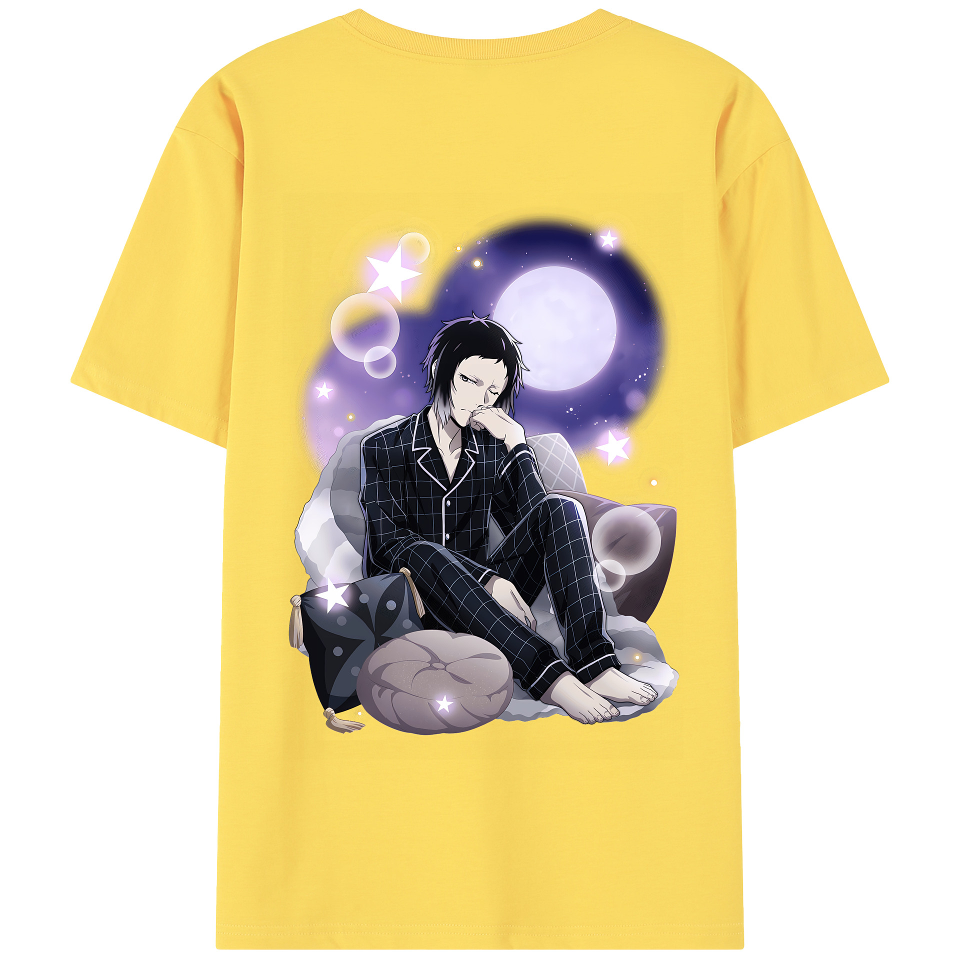 （画像用） 文豪ストレイドッグス Bungo Stray Dogs 綿100％半袖Tシャツ（背面プリント）
