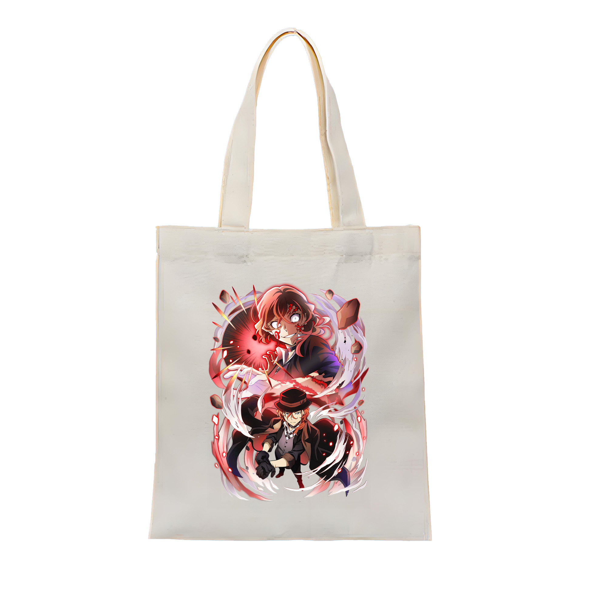 （画像用） 文豪ストレイドッグス Bungo Stray Dogs 縦型キャンバス生地手提げバッグ　トートバッグ