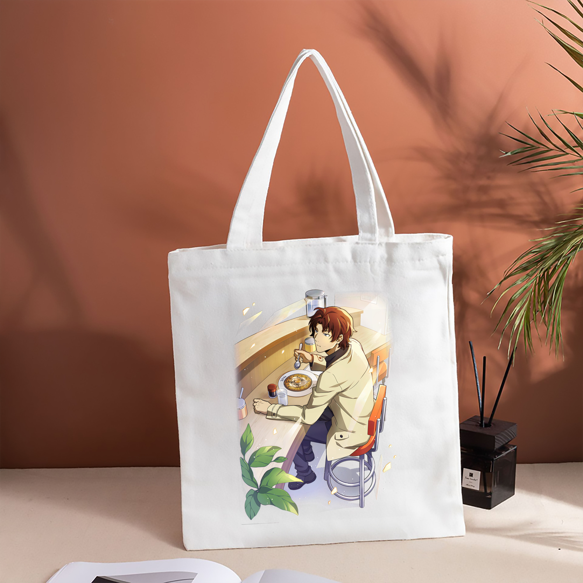文豪ストレイドッグス Bungo Stray Dogs 縦型キャンバス生地手提げバッグ　トートバッグ