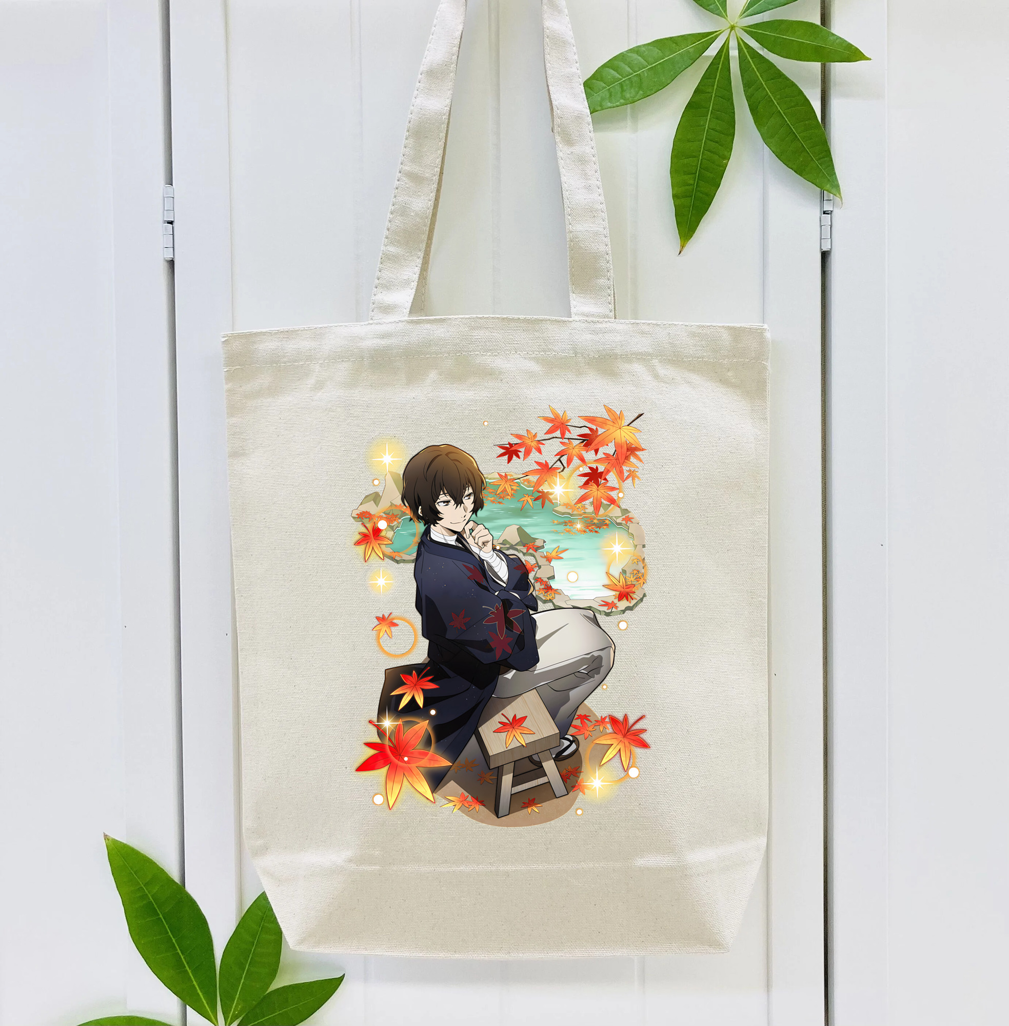 文豪ストレイドッグス Bungo Stray Dogs 縦型キャンバス生地手提げバッグ　トートバッグ