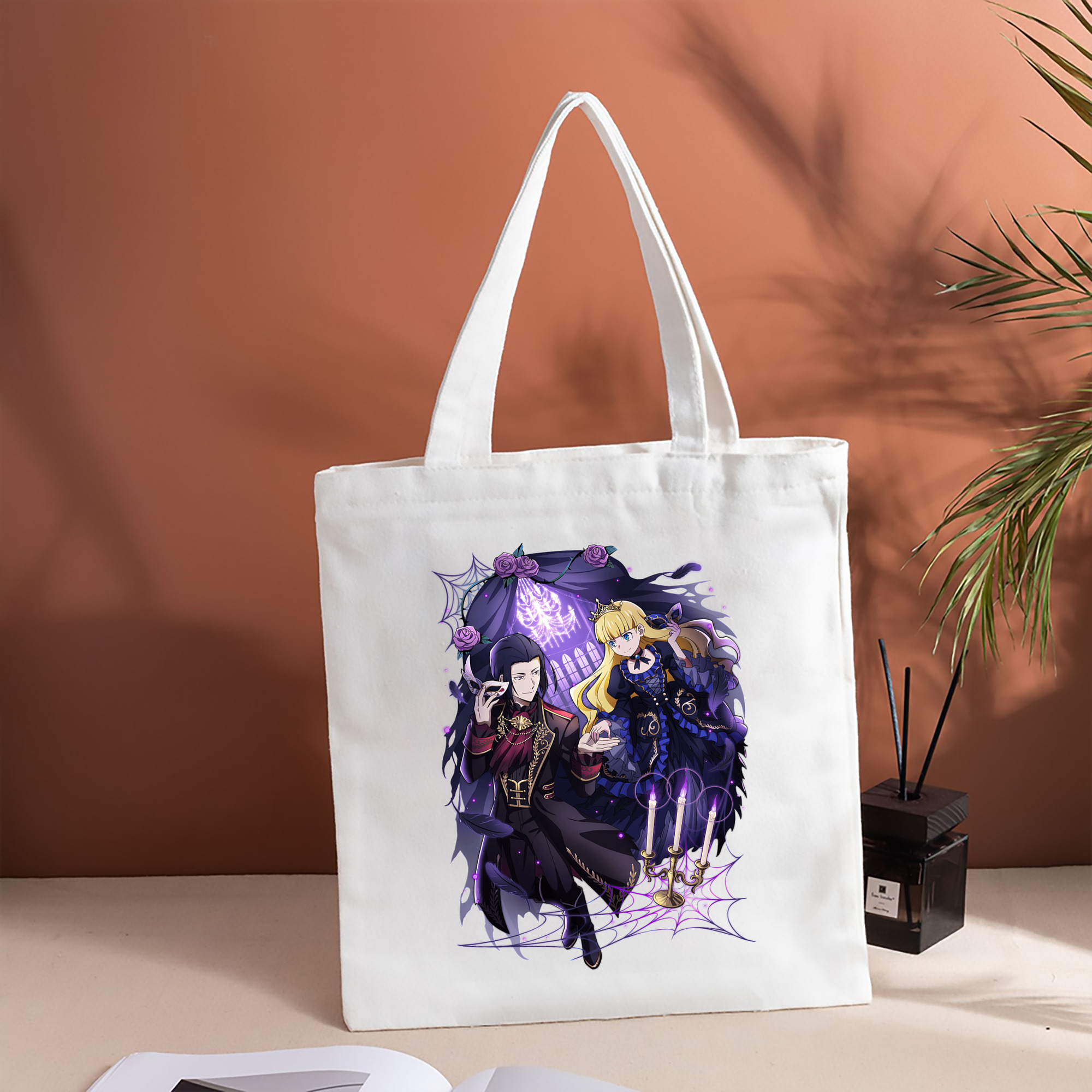 文豪ストレイドッグス Bungo Stray Dogs 縦型キャンバス生地手提げバッグ　トートバッグ