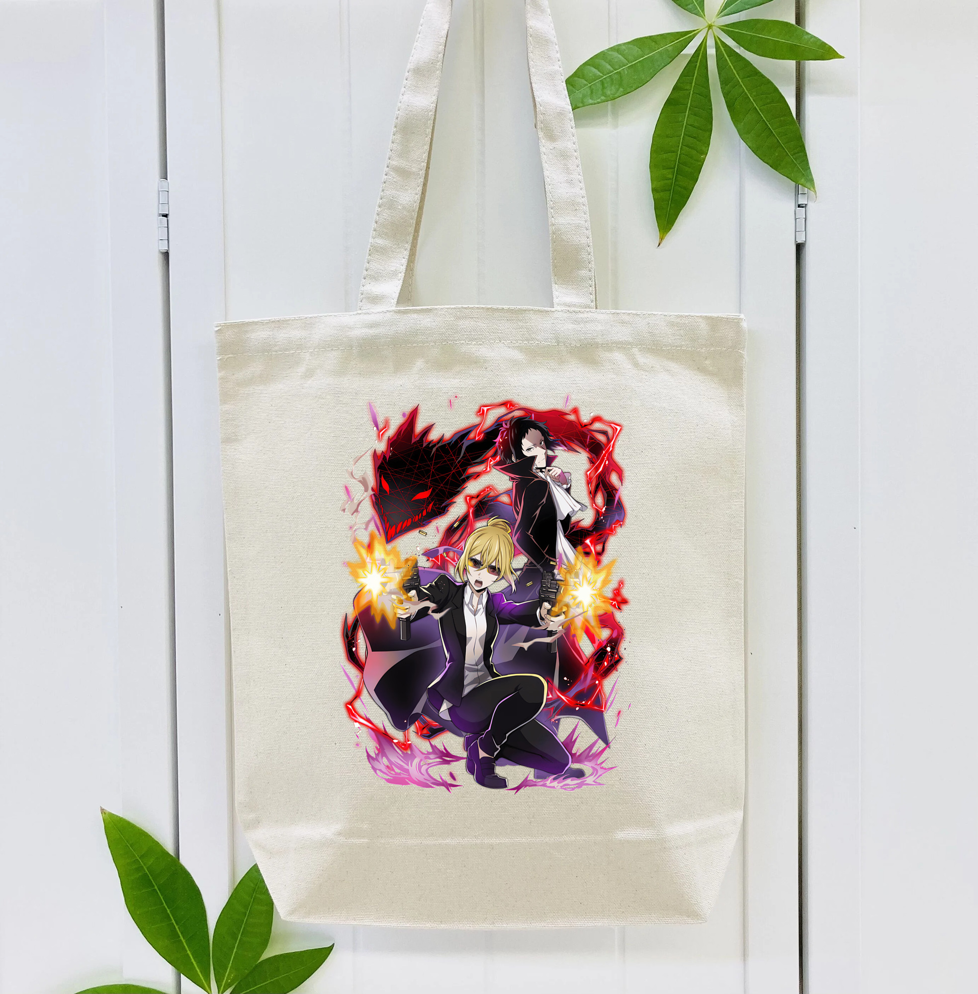 文豪ストレイドッグス Bungo Stray Dogs 縦型キャンバス生地手提げバッグ　トートバッグ