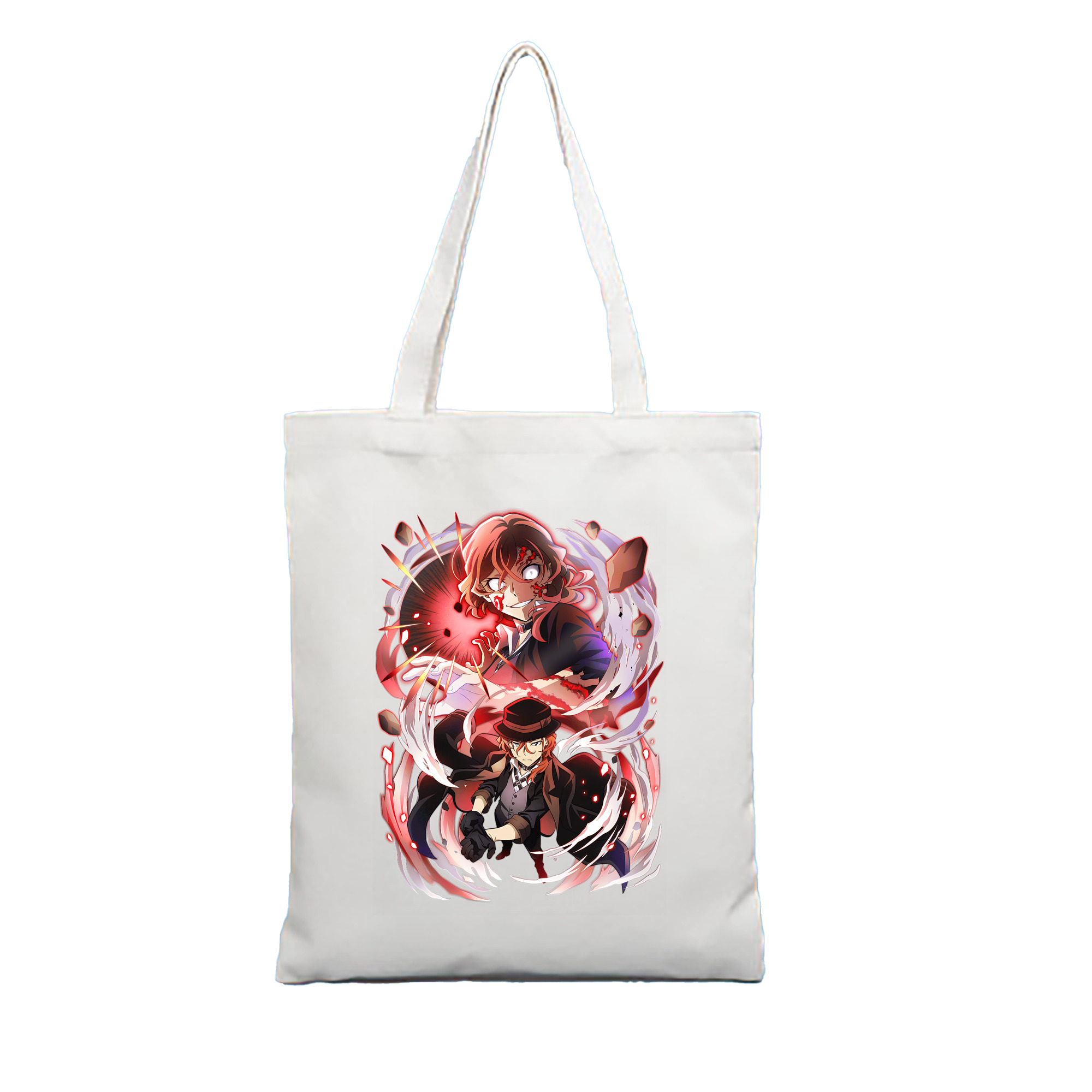 （画像用） 文豪ストレイドッグス Bungo Stray Dogs 縦型キャンバス生地手提げバッグ　トートバッグ