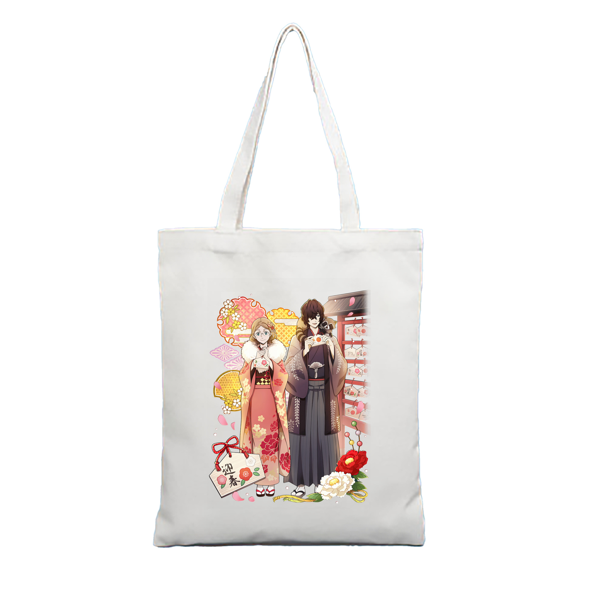 （画像用） 文豪ストレイドッグス Bungo Stray Dogs 縦型キャンバス生地手提げバッグ　トートバッグ