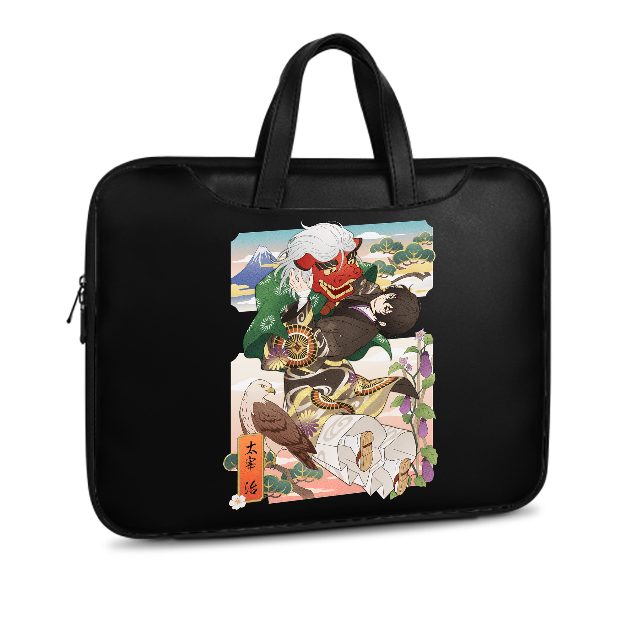 （画像用） 文豪ストレイドッグス Bungo Stray Dogs レザーラップトップバッグ　ノートパソコンケース