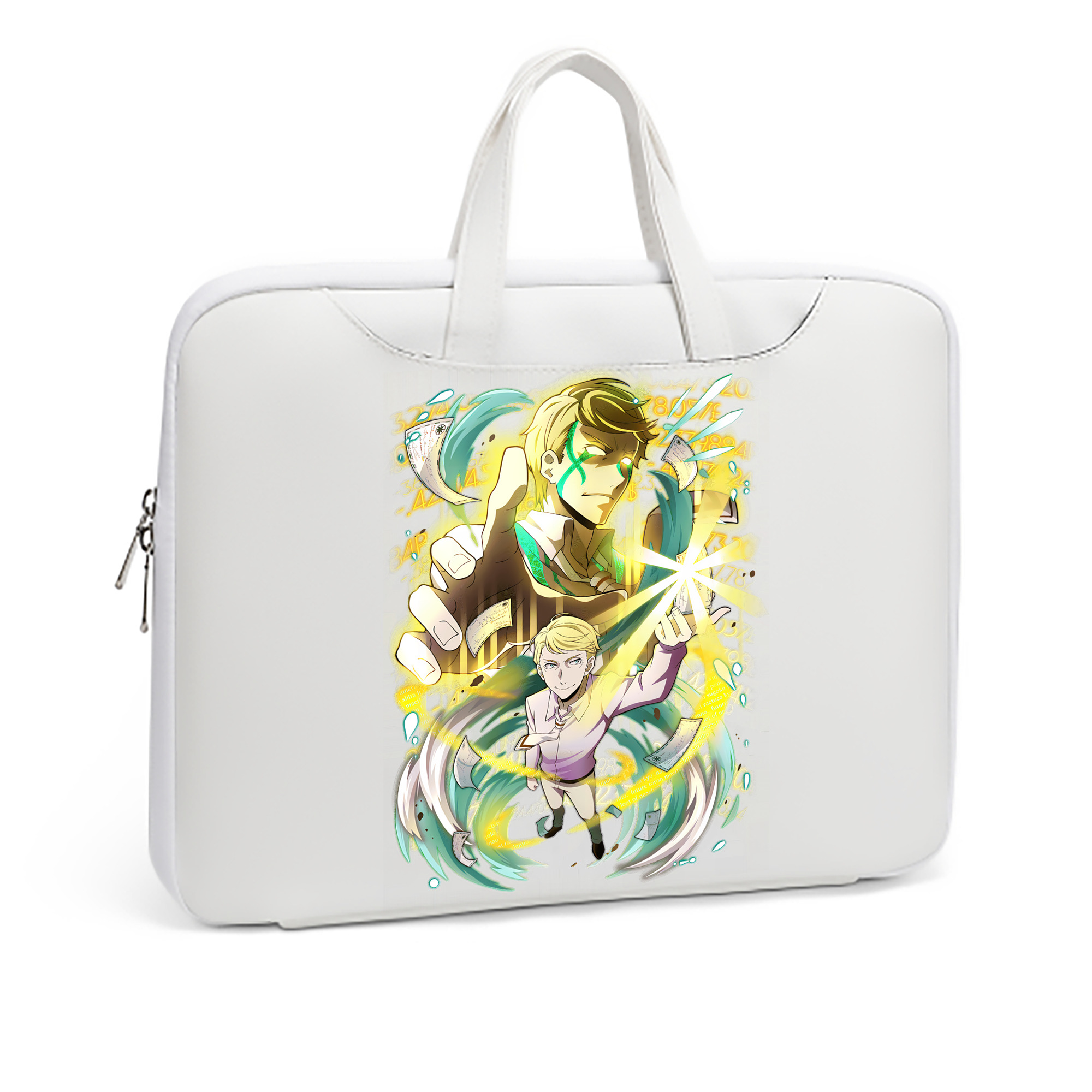 （画像用） 文豪ストレイドッグス Bungo Stray Dogs レザーラップトップバッグ　ノートパソコンケース