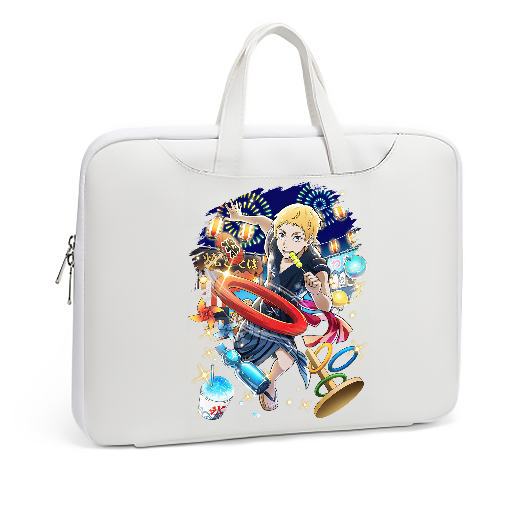 （画像用） 文豪ストレイドッグス Bungo Stray Dogs レザーラップトップバッグ　ノートパソコンケース