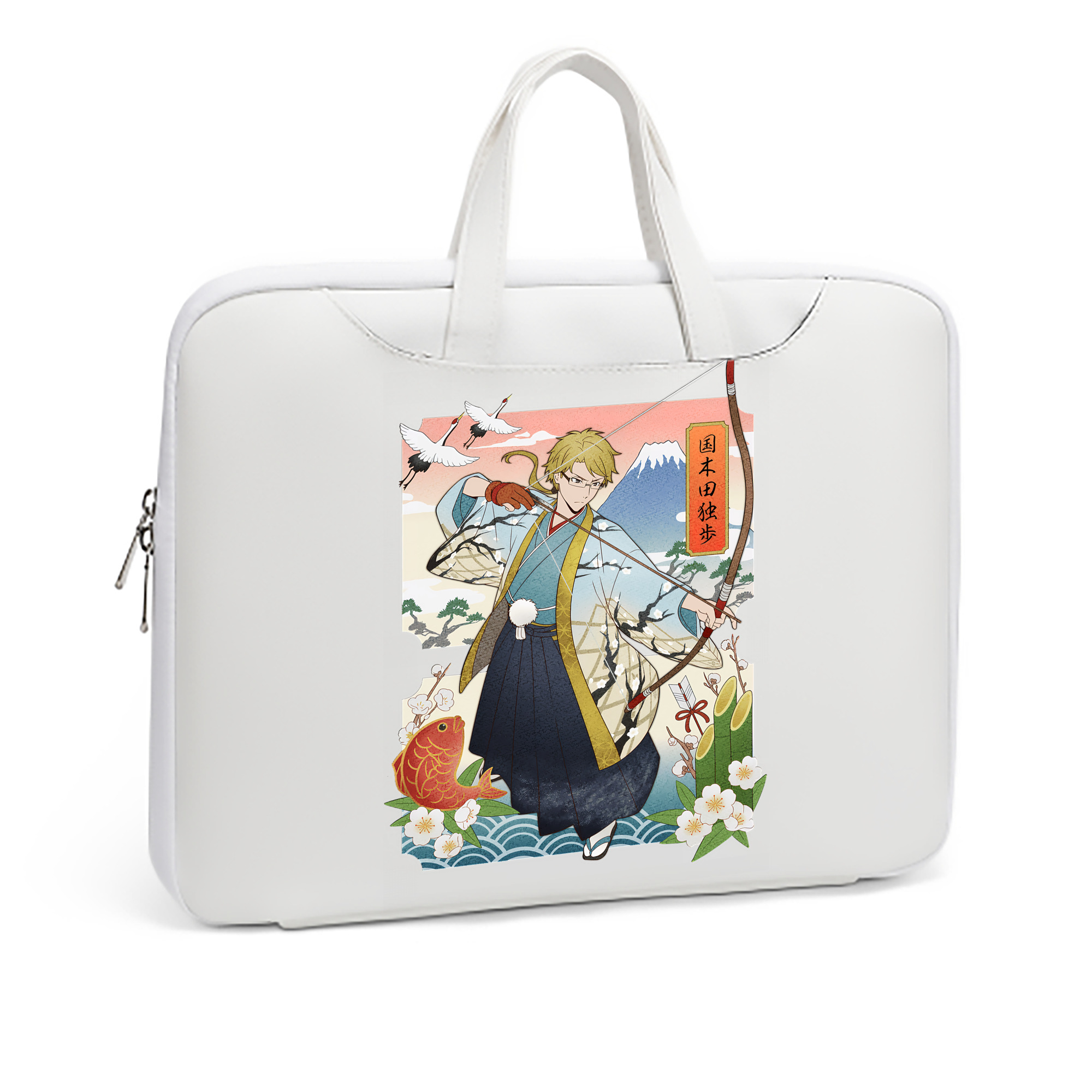 （画像用） 文豪ストレイドッグス Bungo Stray Dogs レザーラップトップバッグ　ノートパソコンケース