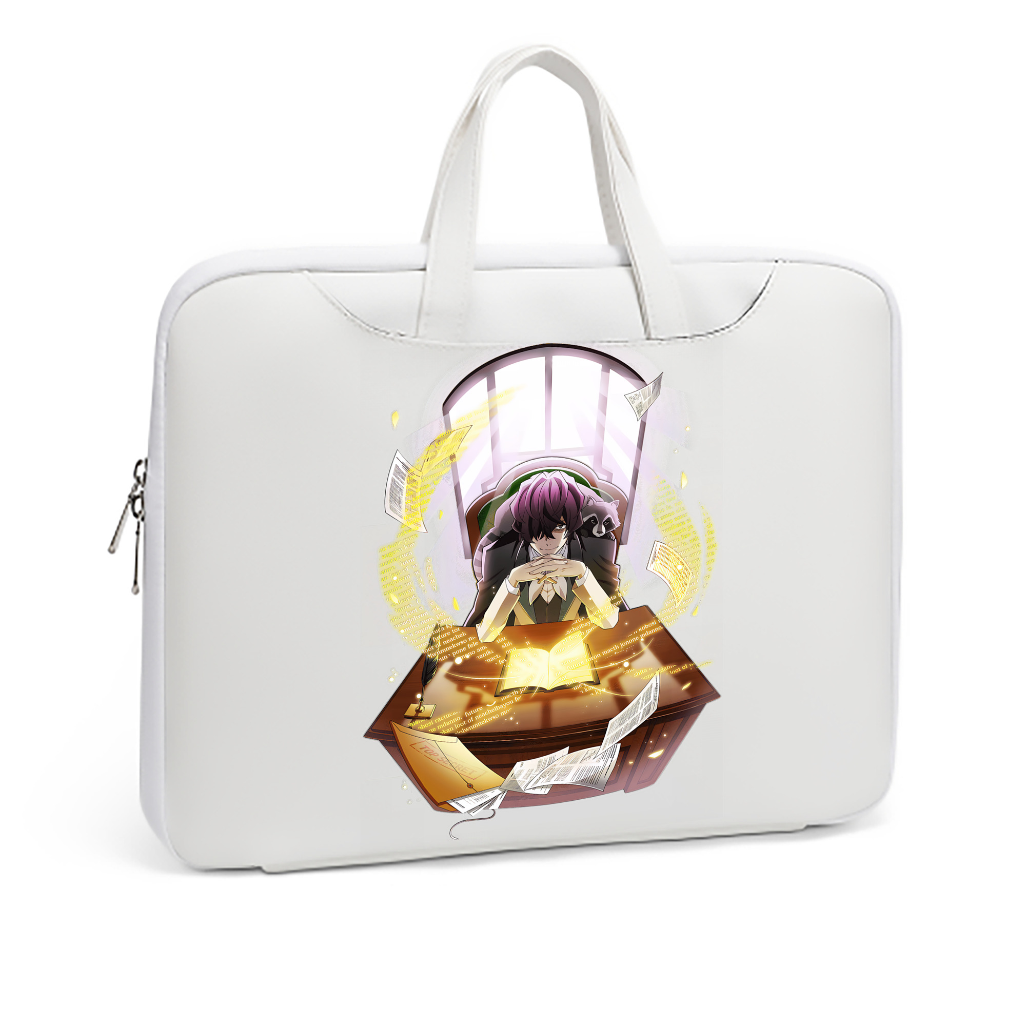 （画像用） 文豪ストレイドッグス Bungo Stray Dogs レザーラップトップバッグ　ノートパソコンケース
