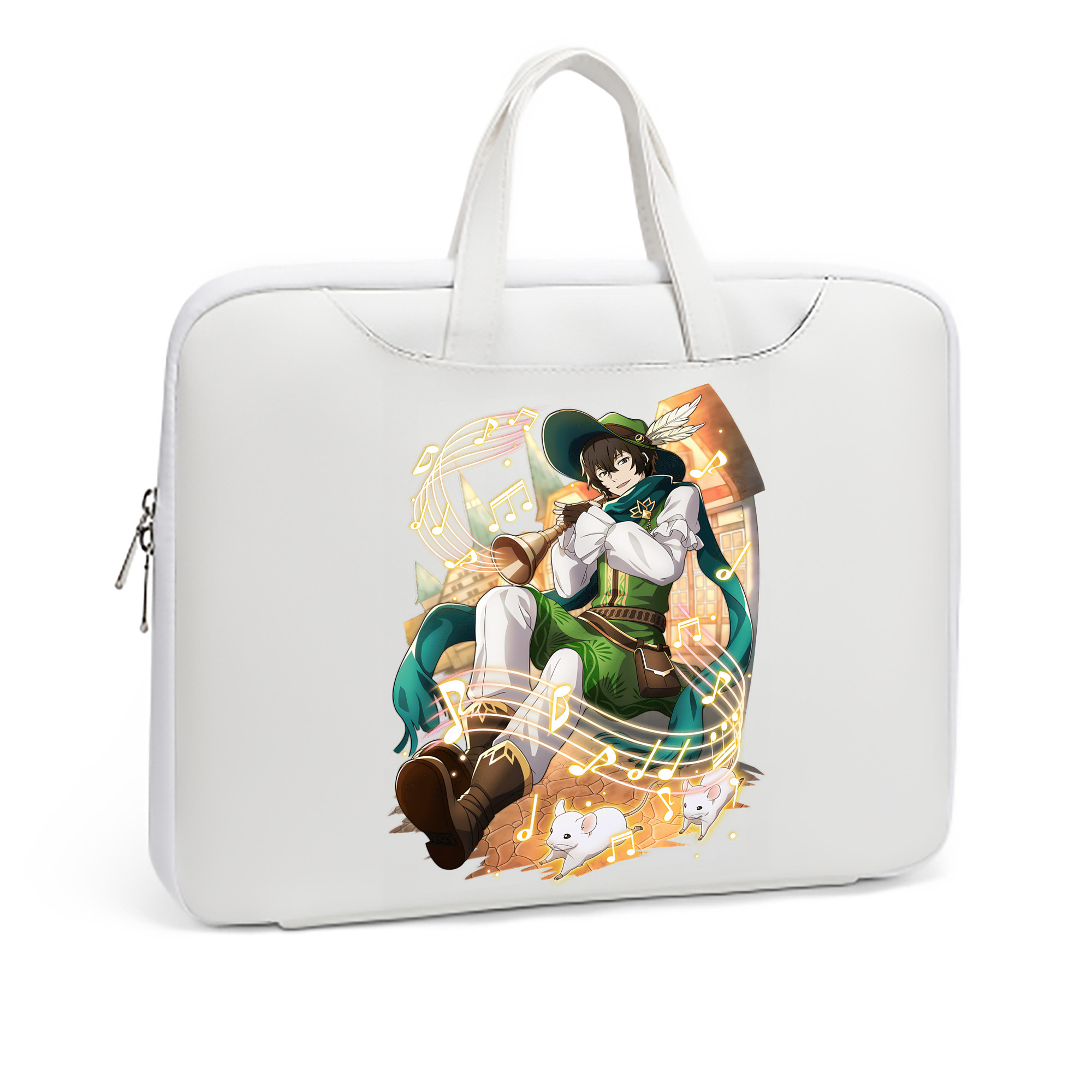 （画像用） 文豪ストレイドッグス Bungo Stray Dogs レザーラップトップバッグ　ノートパソコンケース