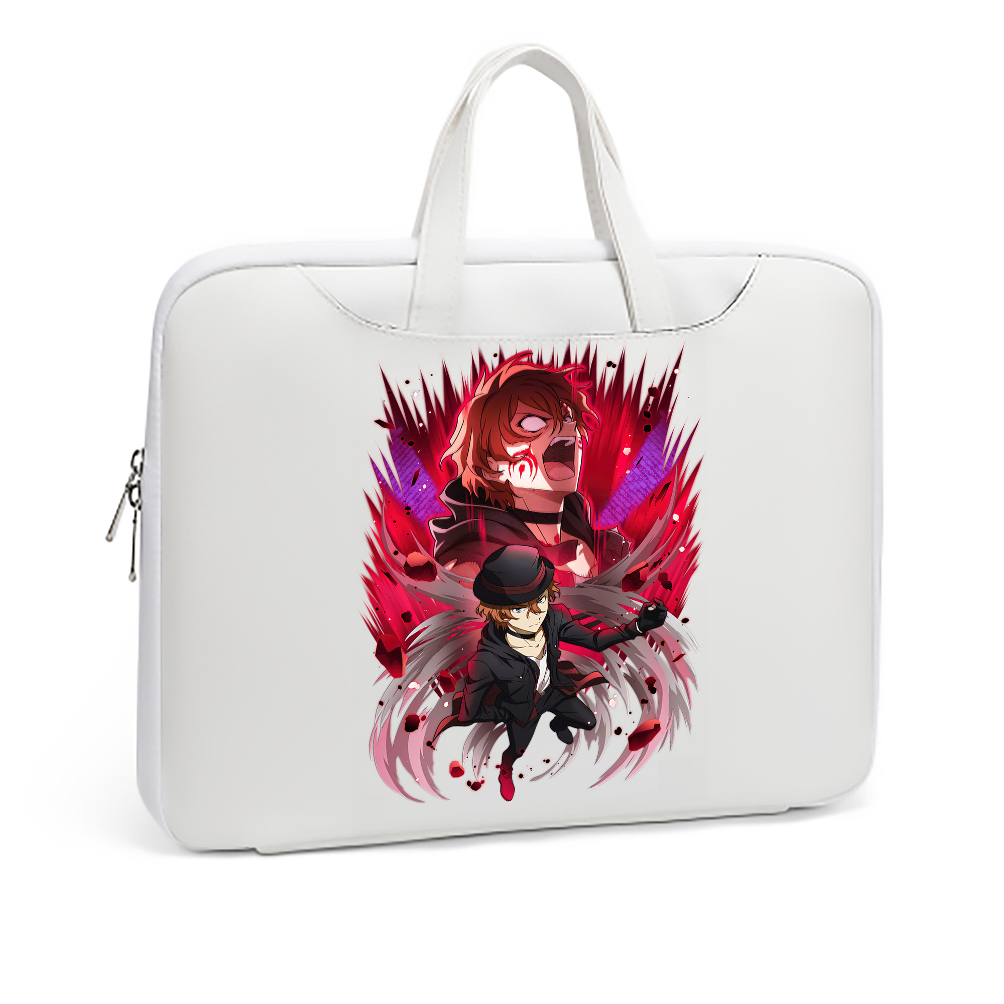 （画像用） 文豪ストレイドッグス Bungo Stray Dogs レザーラップトップバッグ　ノートパソコンケース